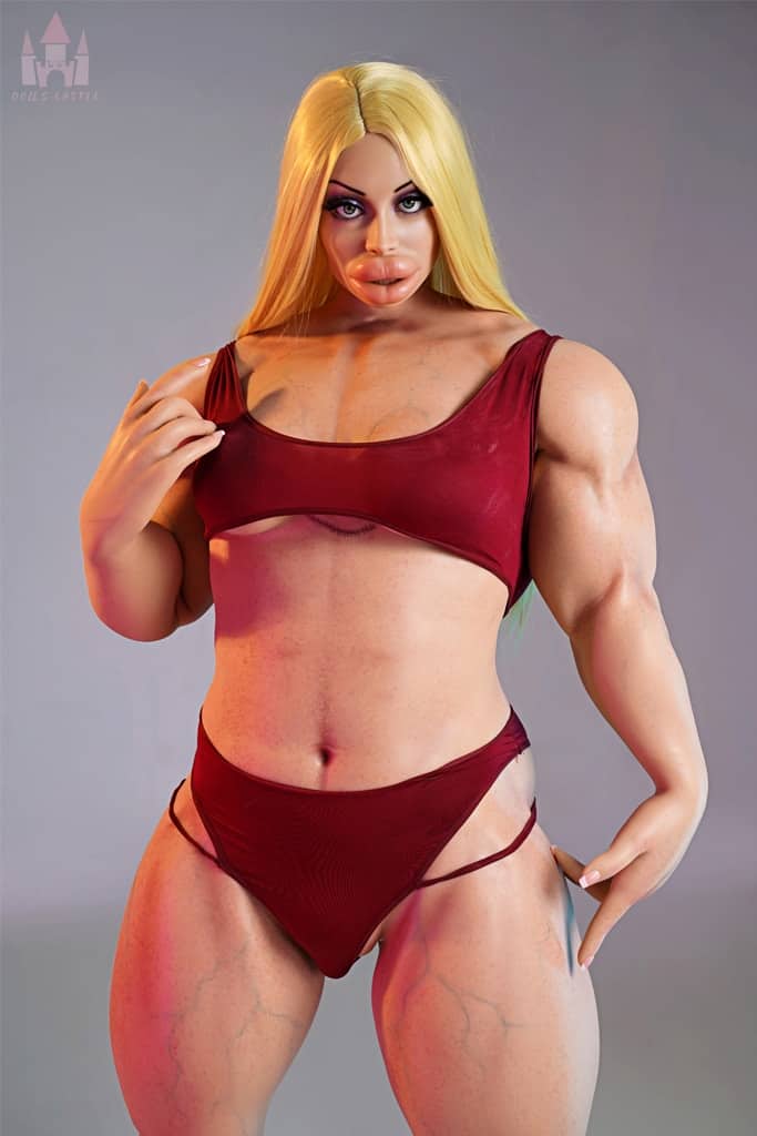 160cm/5ft3 B-Cup Shemale Muscular Silicone Sex Doll Priya, Head #S20 (ROS)