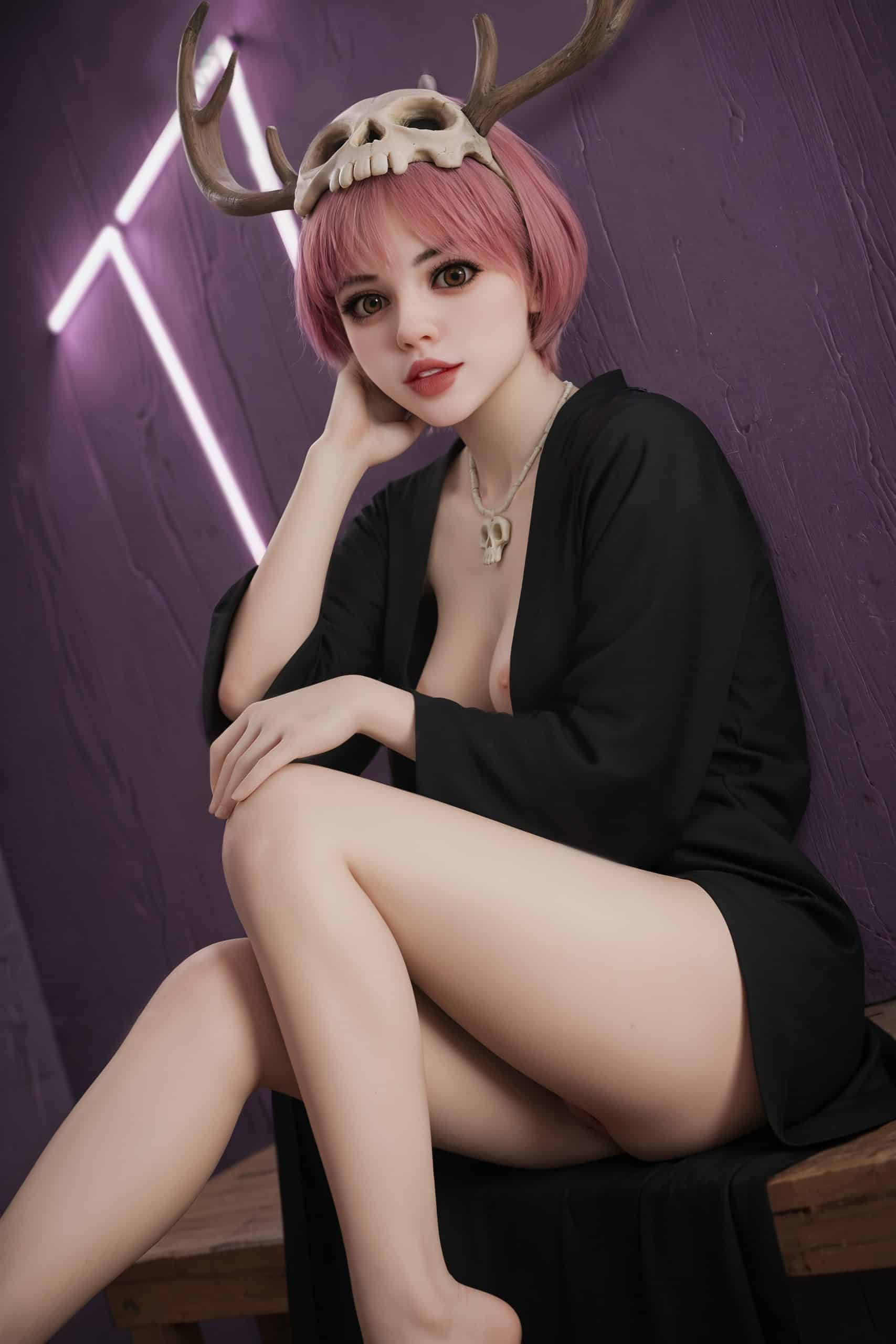 148cm/4ft10 C-Cup TPE Sex Doll, Head #228 - 图片 10