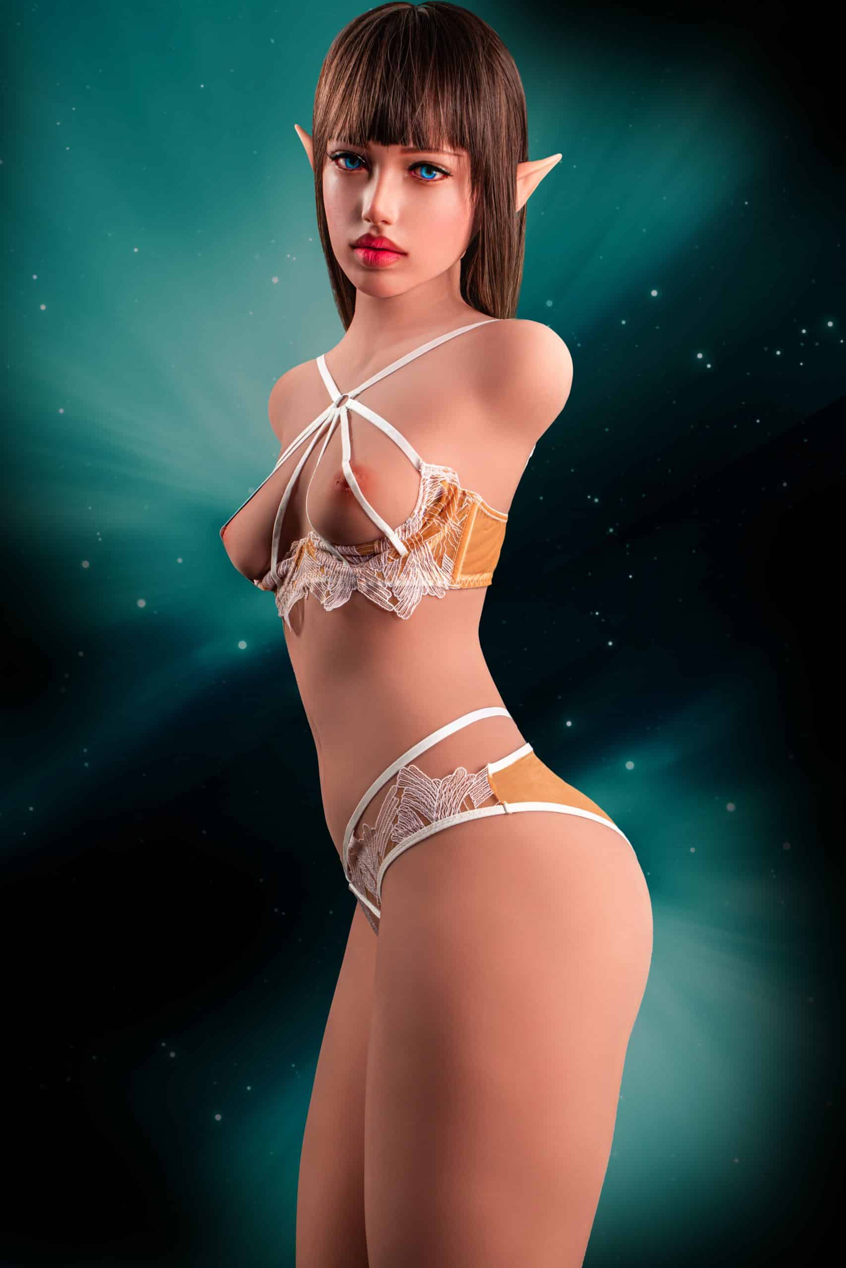 110cm/3ft7 A-Cup Hybrid Sex Doll Torso #887, Head #Andrea (ROS) - 图片 11