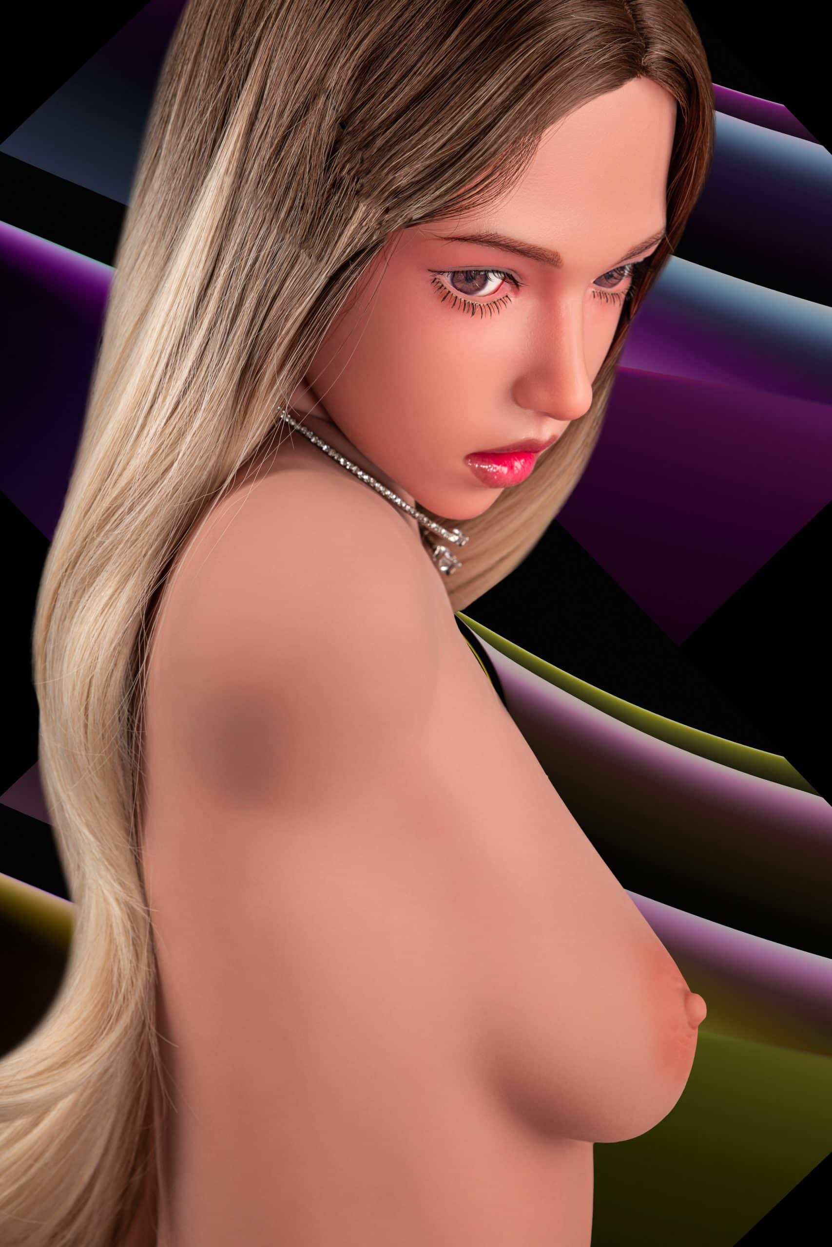 110cm/3ft7 A-Cup Hybrid Sex Doll Torso #887, Head #Grace (ROS) - 图片 6