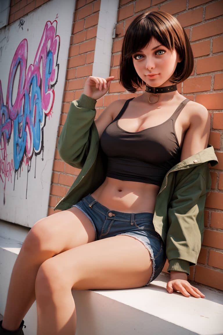 151cm/4ft11 F-Cup Hybrid Sex Doll, Head #AB17 (ROS)