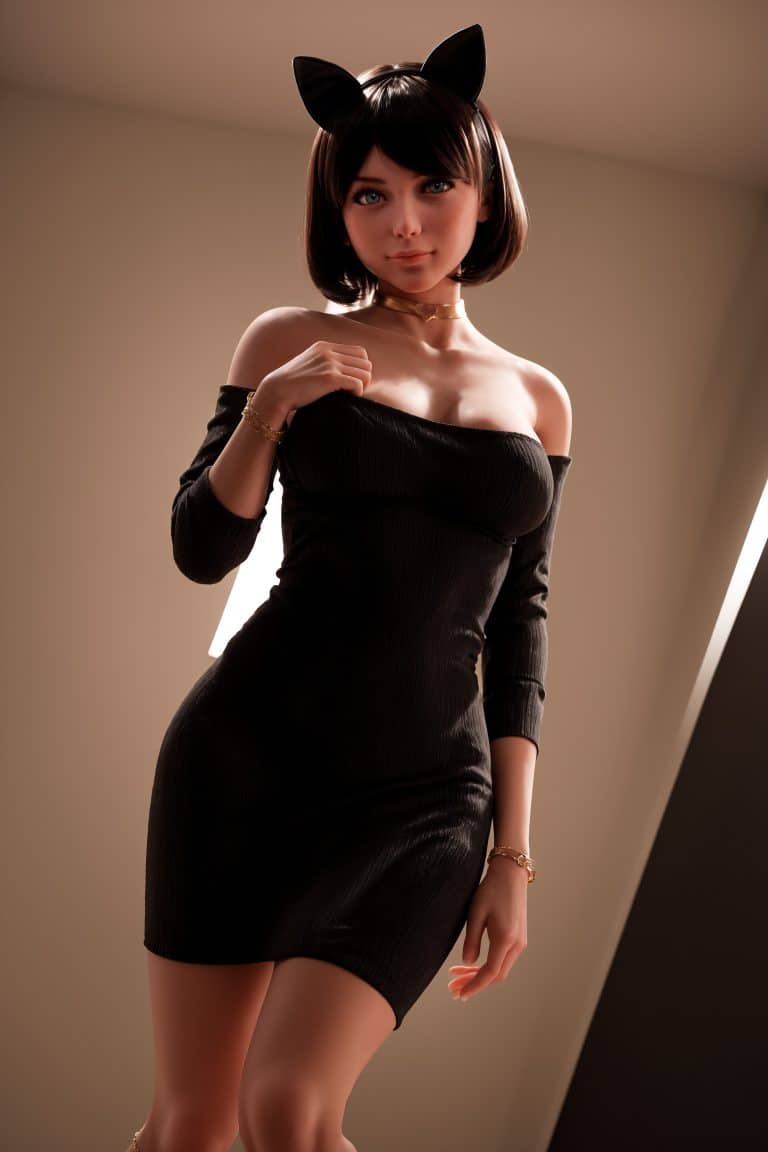 151cm/4ft11 F-Cup Hybrid Sex Doll, Head #AB17 (ROS)