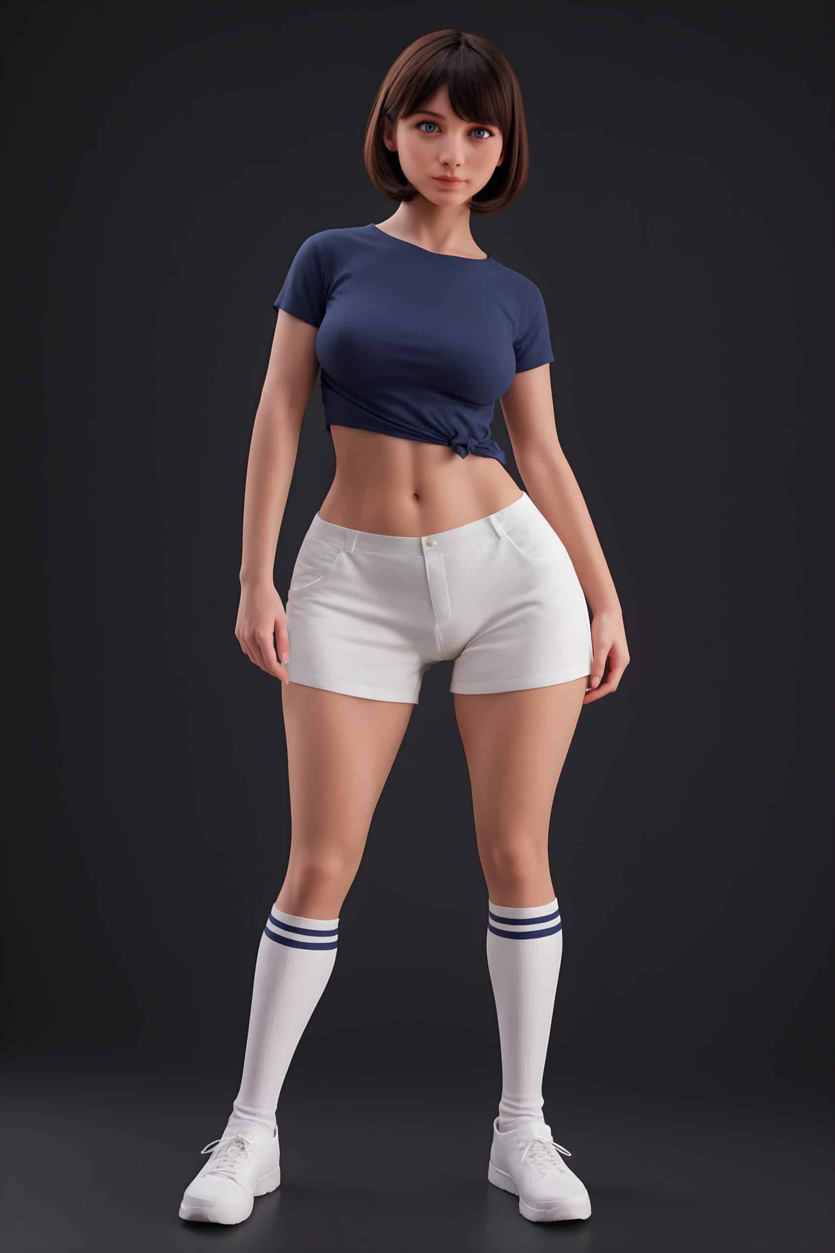 151cm/4ft11 F-Cup Hybrid Sex Doll, Head #AB17 (ROS) - 图片 11