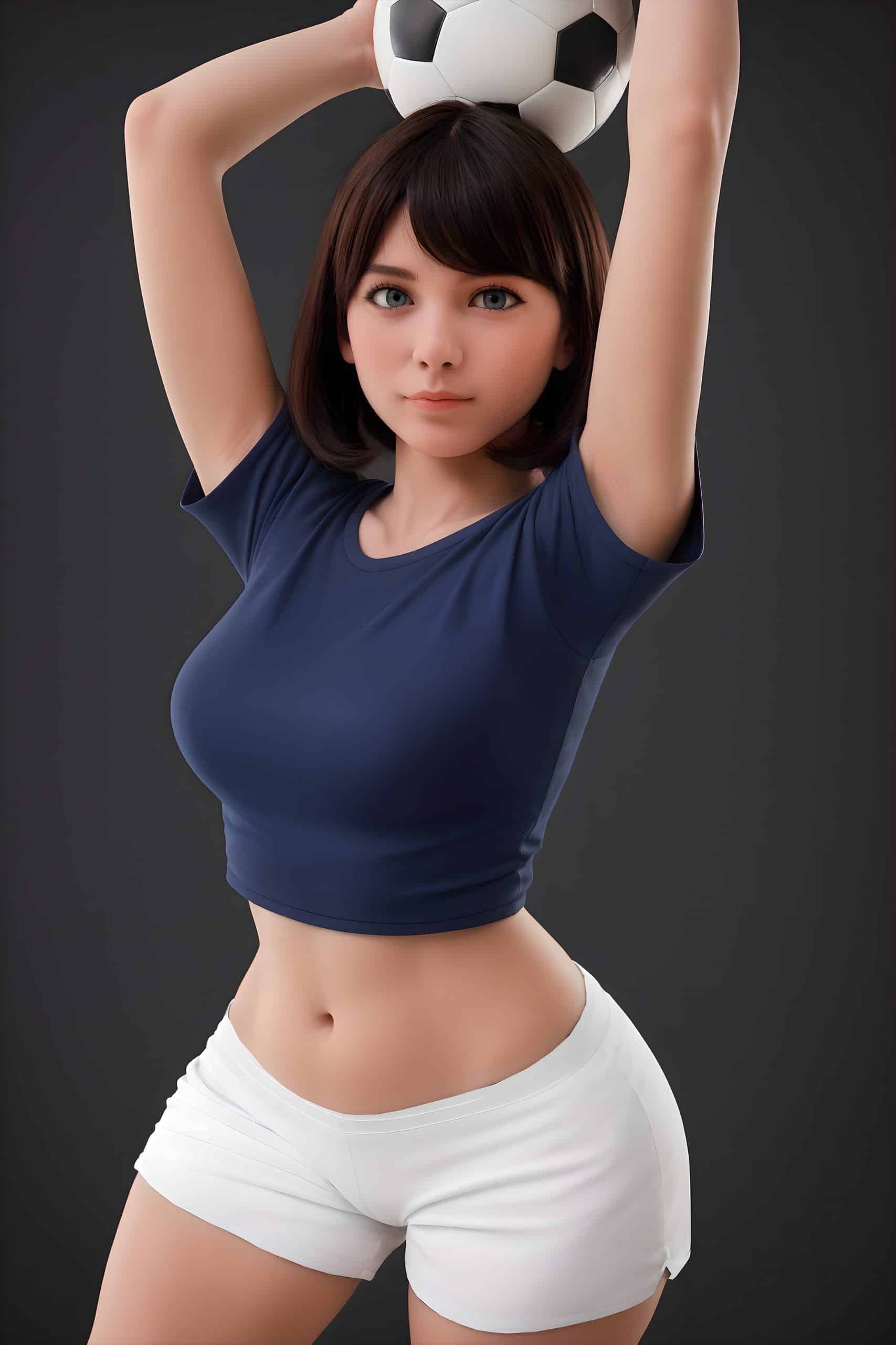 151cm/4ft11 F-Cup Hybrid Sex Doll, Head #AB17 (ROS) - 图片 6
