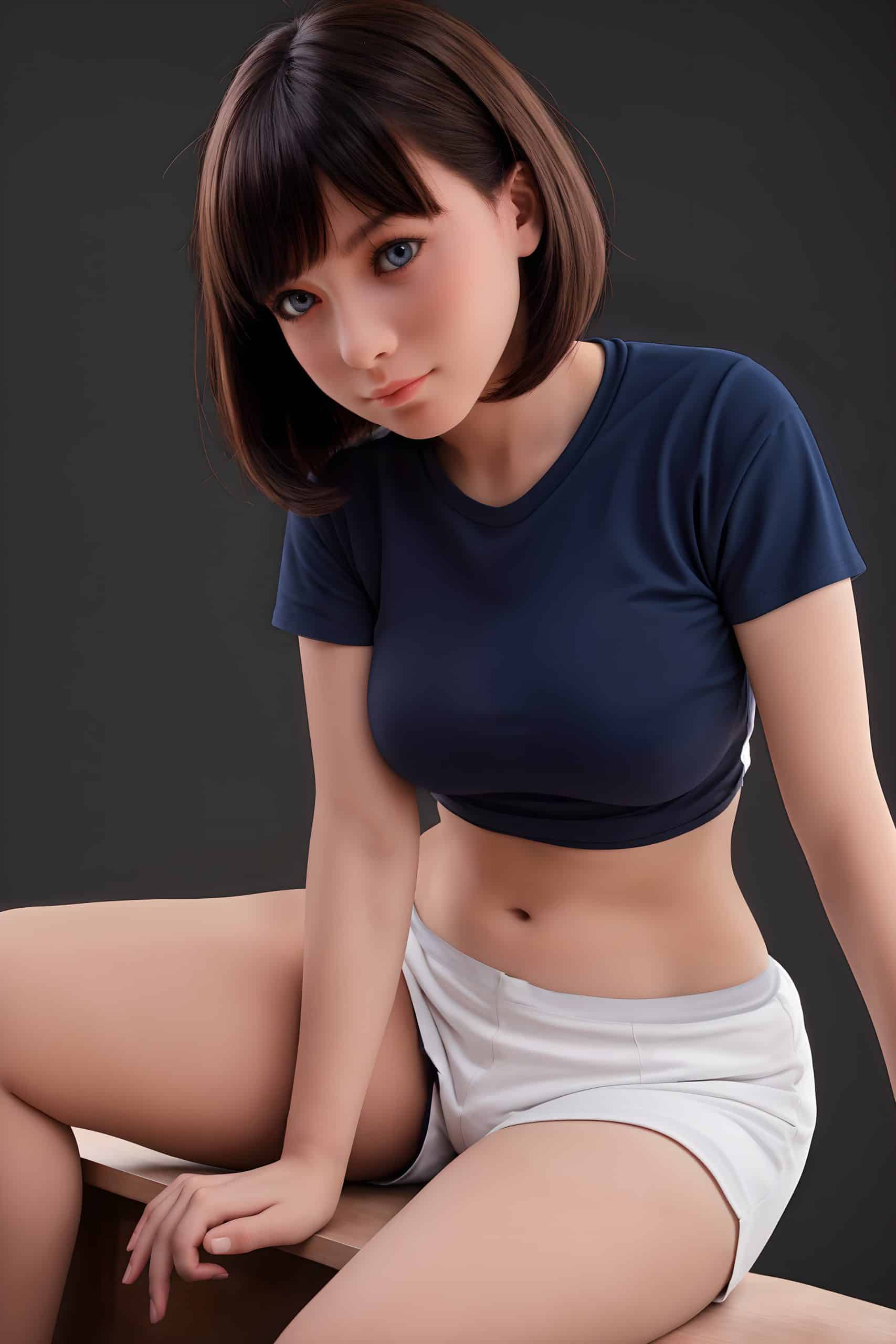 151cm/4ft11 F-Cup Hybrid Sex Doll, Head #AB17 (ROS) - 图片 8