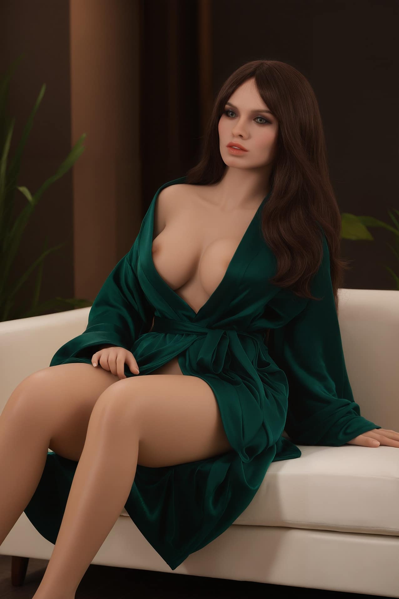151cm/4ft11 F-Cup Hybrid Sex Doll, Head #AB6 - 图片 11
