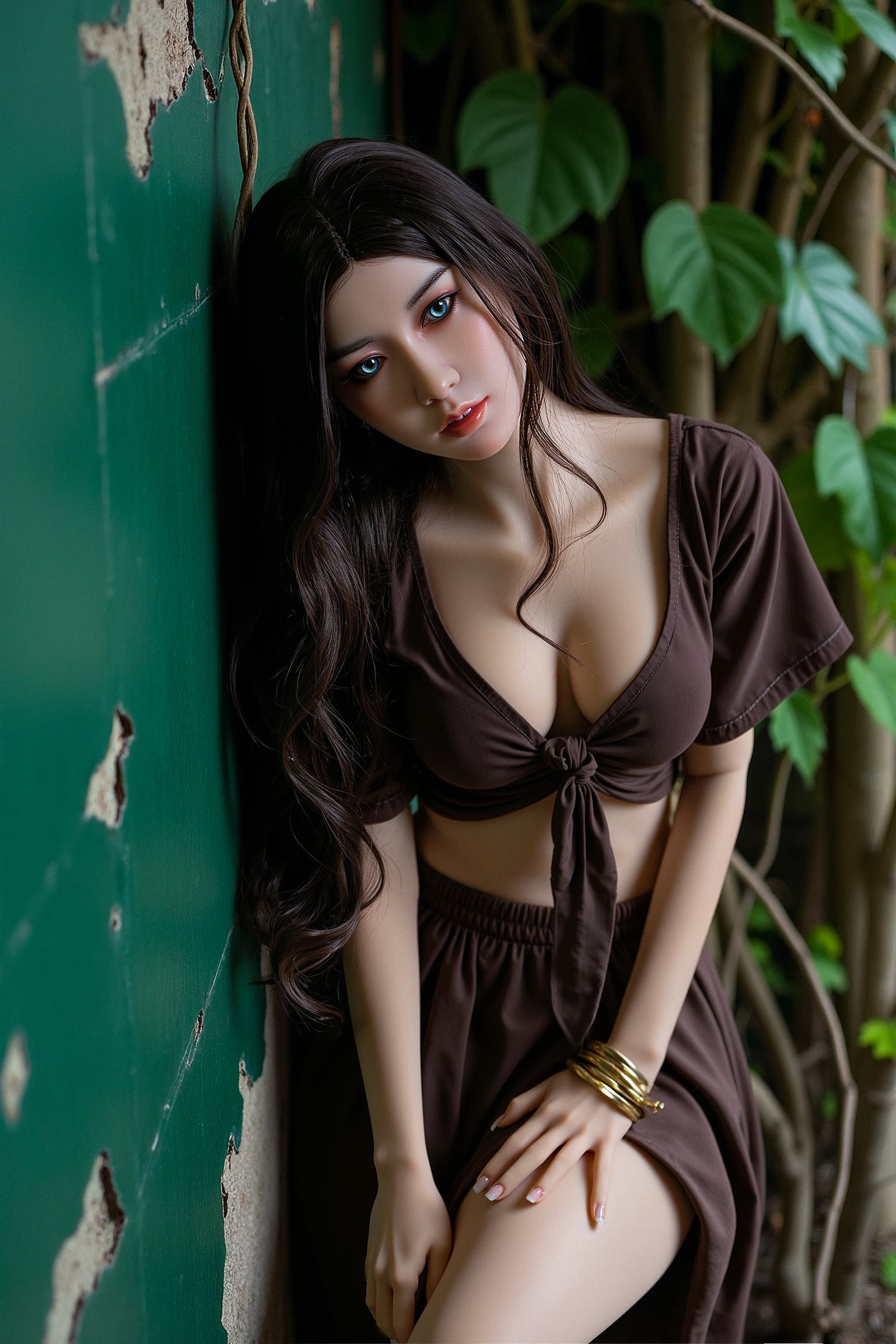 151cm/4ft11 F-Cup Hybrid Sex Doll, Head #AB8 - 图片 11