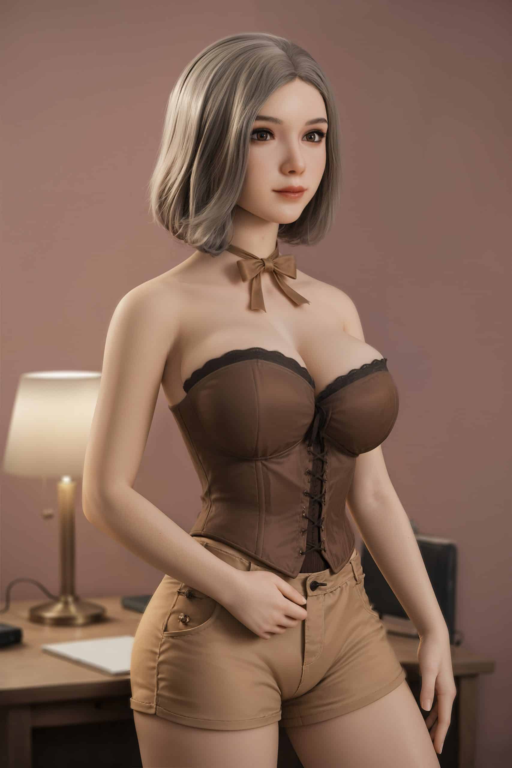 153cm/5ft N-Cup Hybrid Sex Doll, Head #AB17 (ROS) - 图片 12