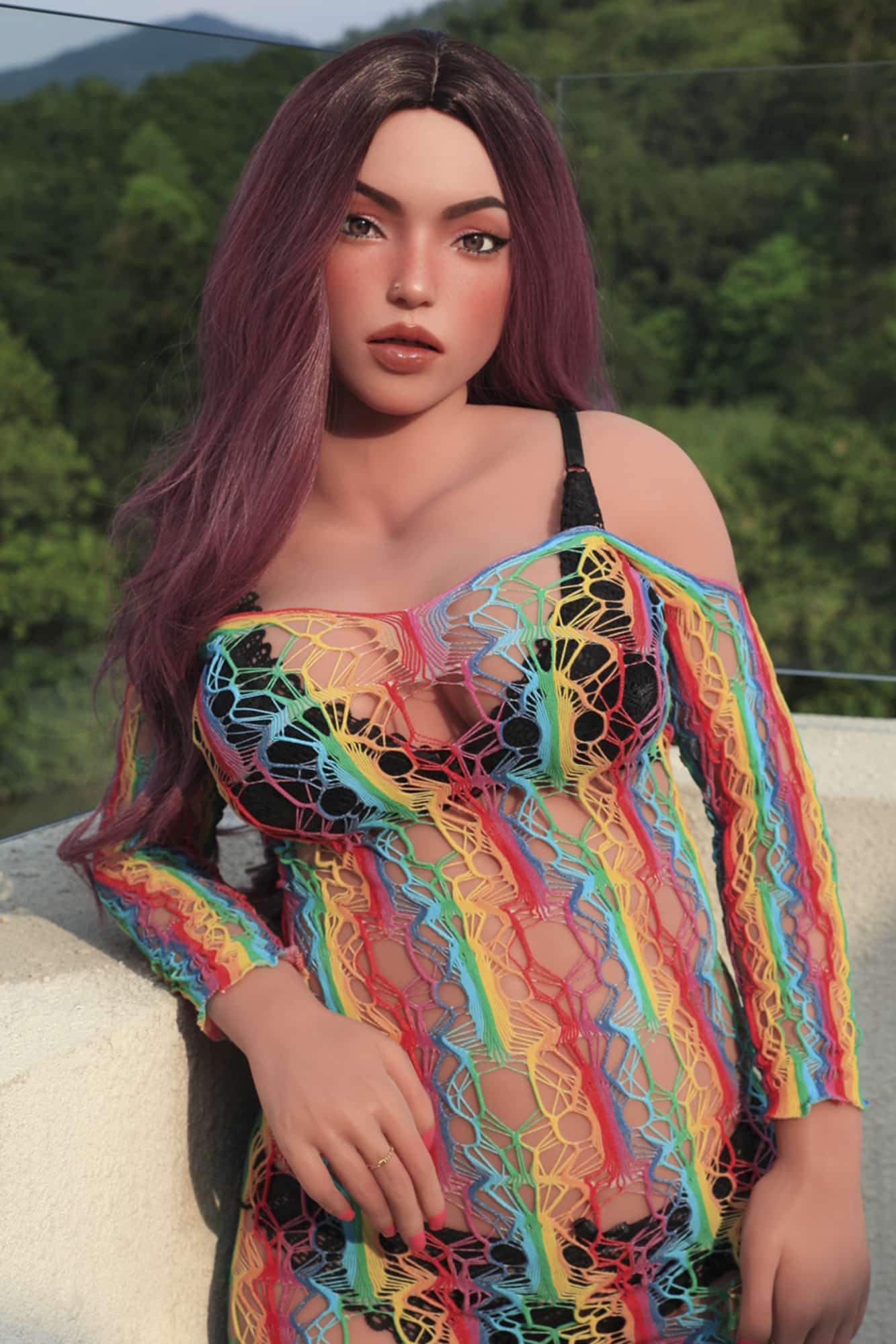 155cm/5ft1 D-Cup Hybrid Sex Doll, Head #Ginny (ROS) - 图片 5