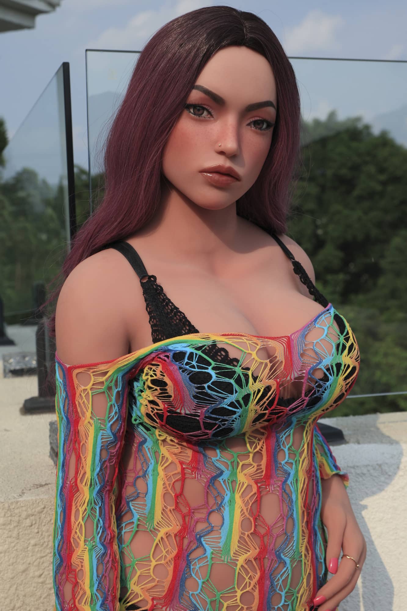 155cm/5ft1 D-Cup Hybrid Sex Doll, Head #Ginny (ROS) - 图片 6