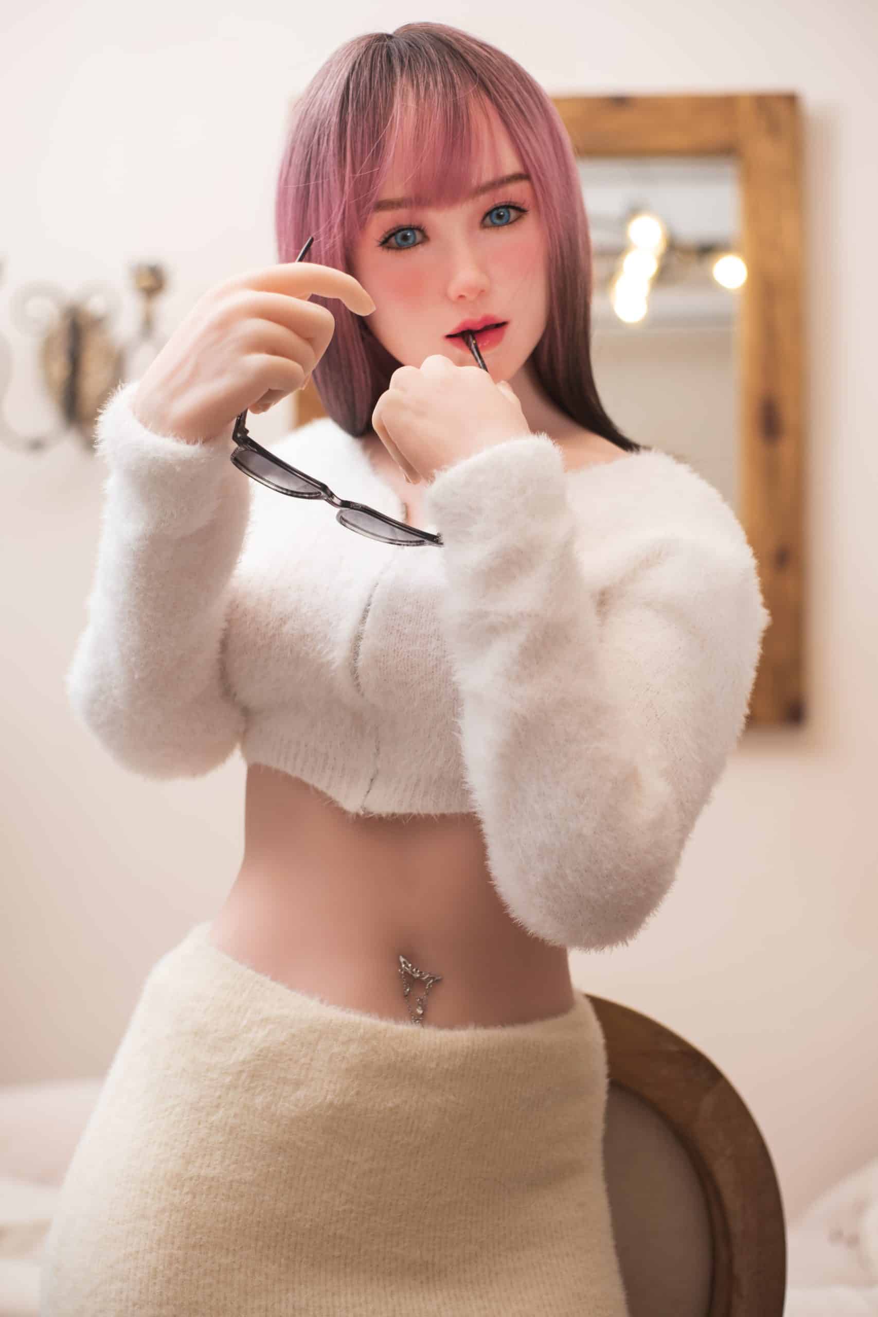 157cm/5ft2 C-Cup Hybrid Sex Doll, Head #Irene (ROS) - 图片 11