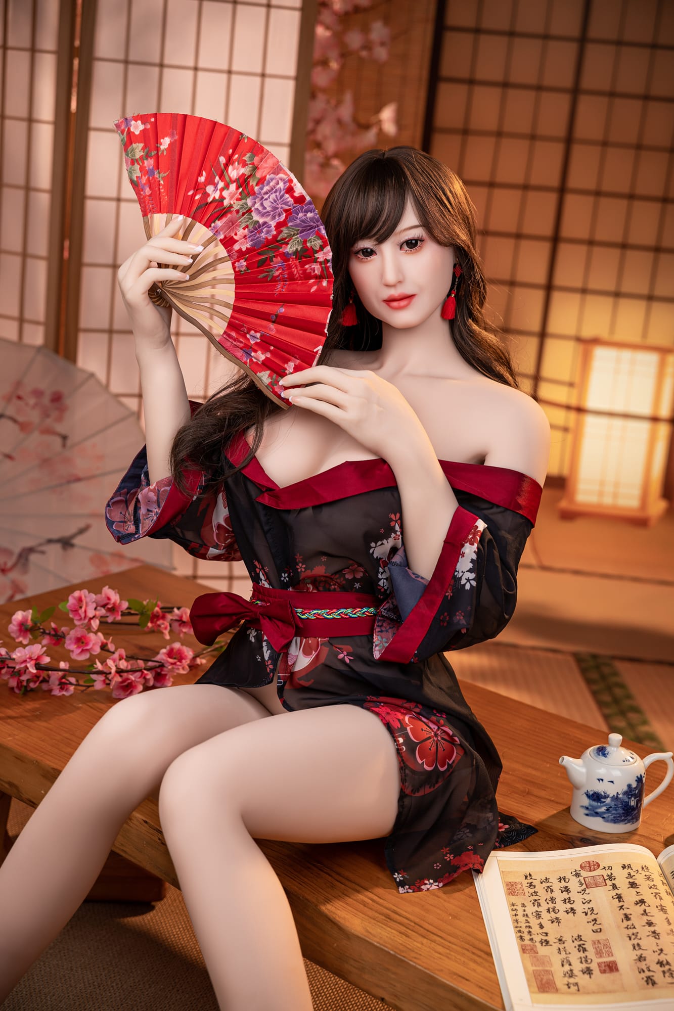 157cm/5ft2 D-Cup TPE Sex Doll, Head #235 - 图片 9