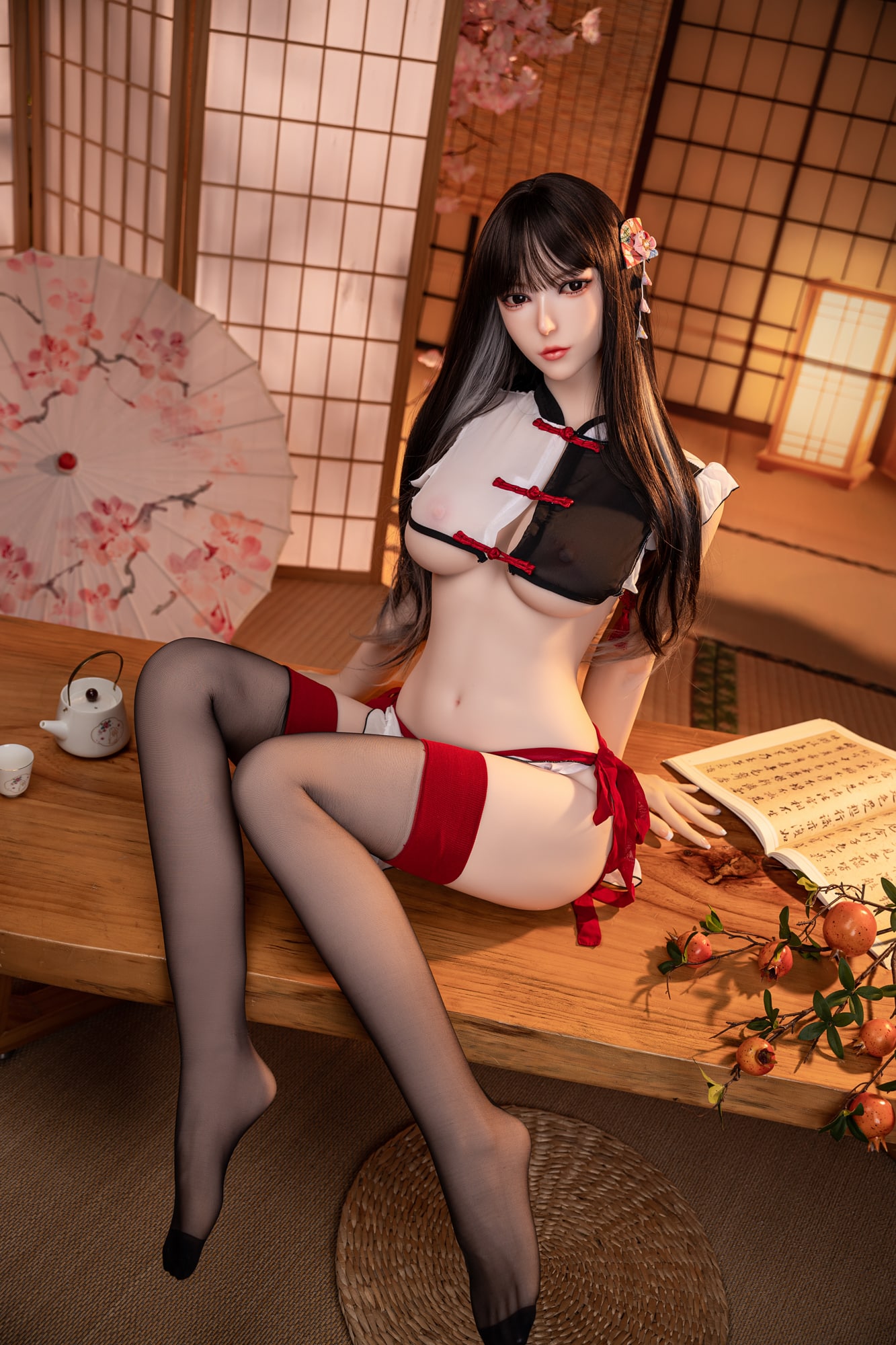 157cm/5ft2 D-Cup TPE Sex Doll, Head #237 - 图片 12