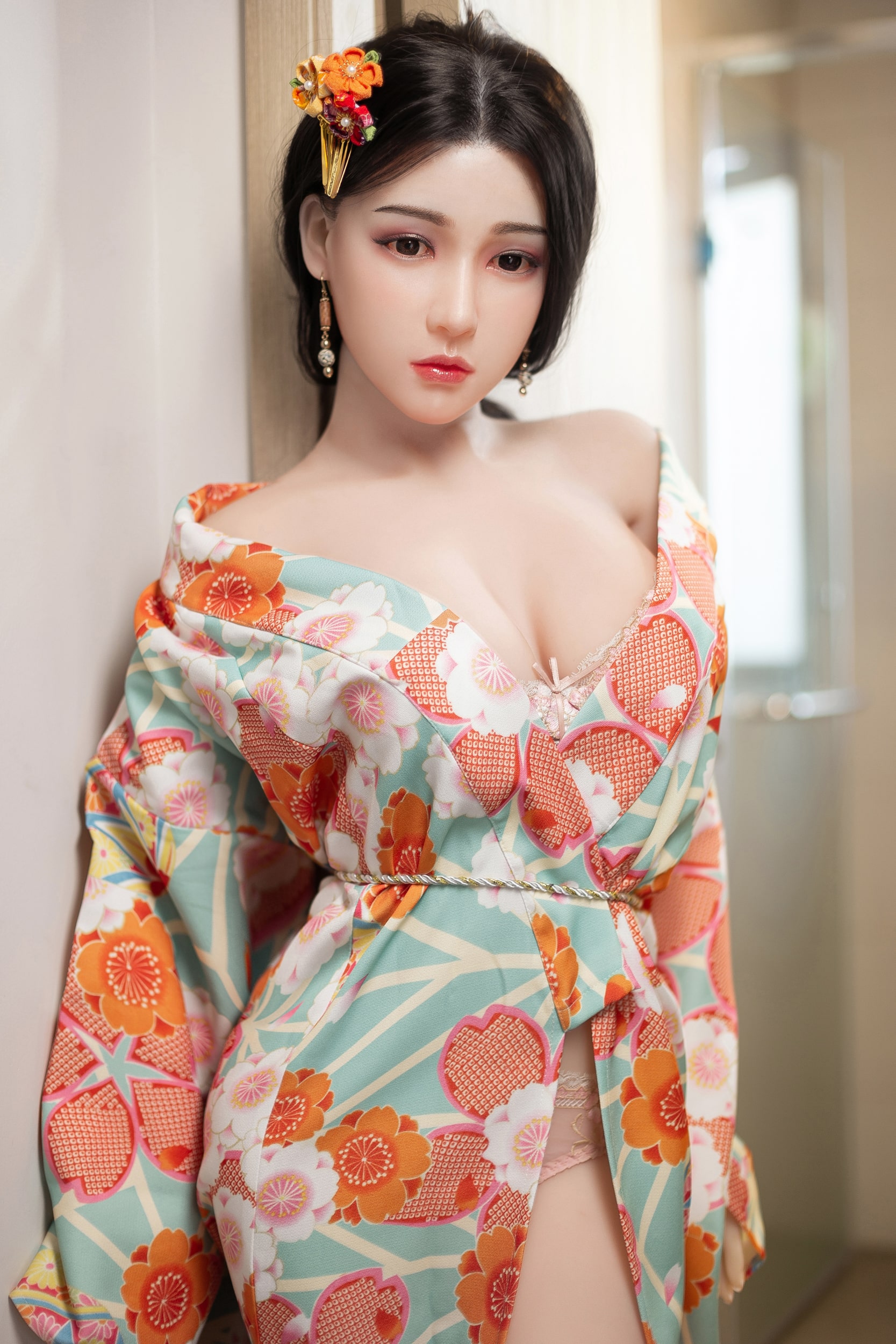 158cm/5ft2 D-Cup Hybrid Sex Doll, Head #AB3 - 图片 10