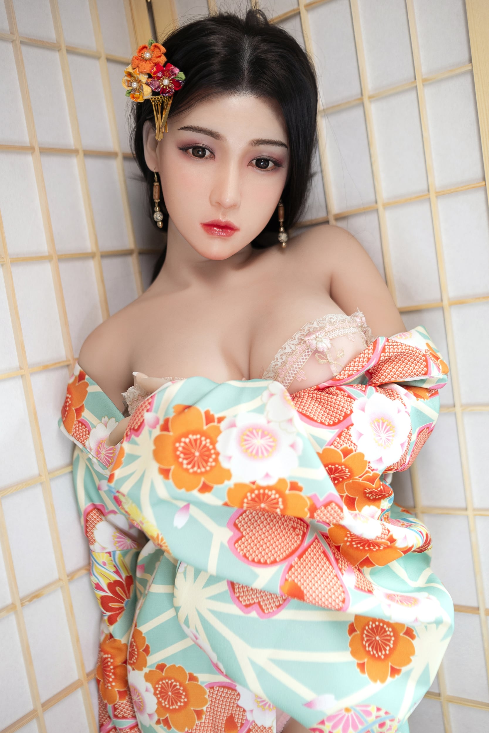 158cm/5ft2 D-Cup Hybrid Sex Doll, Head #AB3 - 图片 11