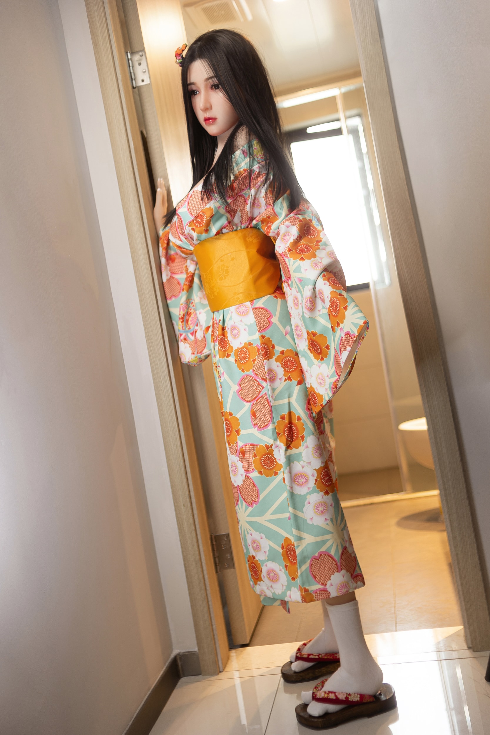 158cm/5ft2 D-Cup Hybrid Sex Doll, Head #AB3 - 图片 12