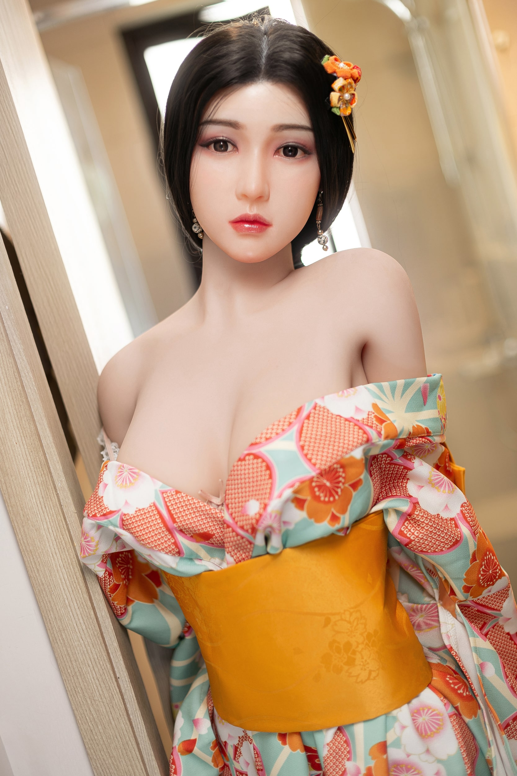 158cm/5ft2 D-Cup Hybrid Sex Doll, Head #AB3 - 图片 8