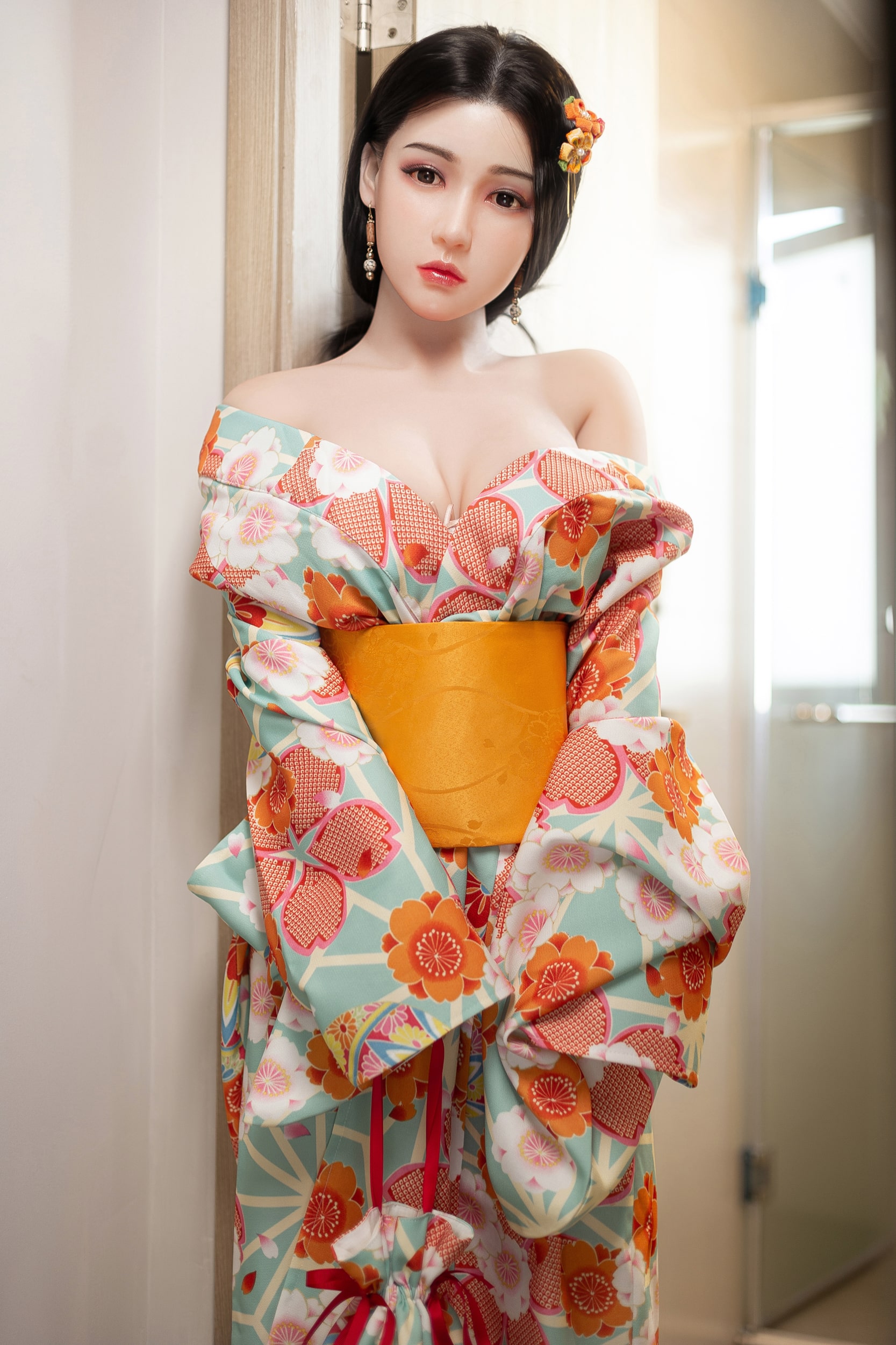 158cm/5ft2 D-Cup Hybrid Sex Doll, Head #AB3 - 图片 9