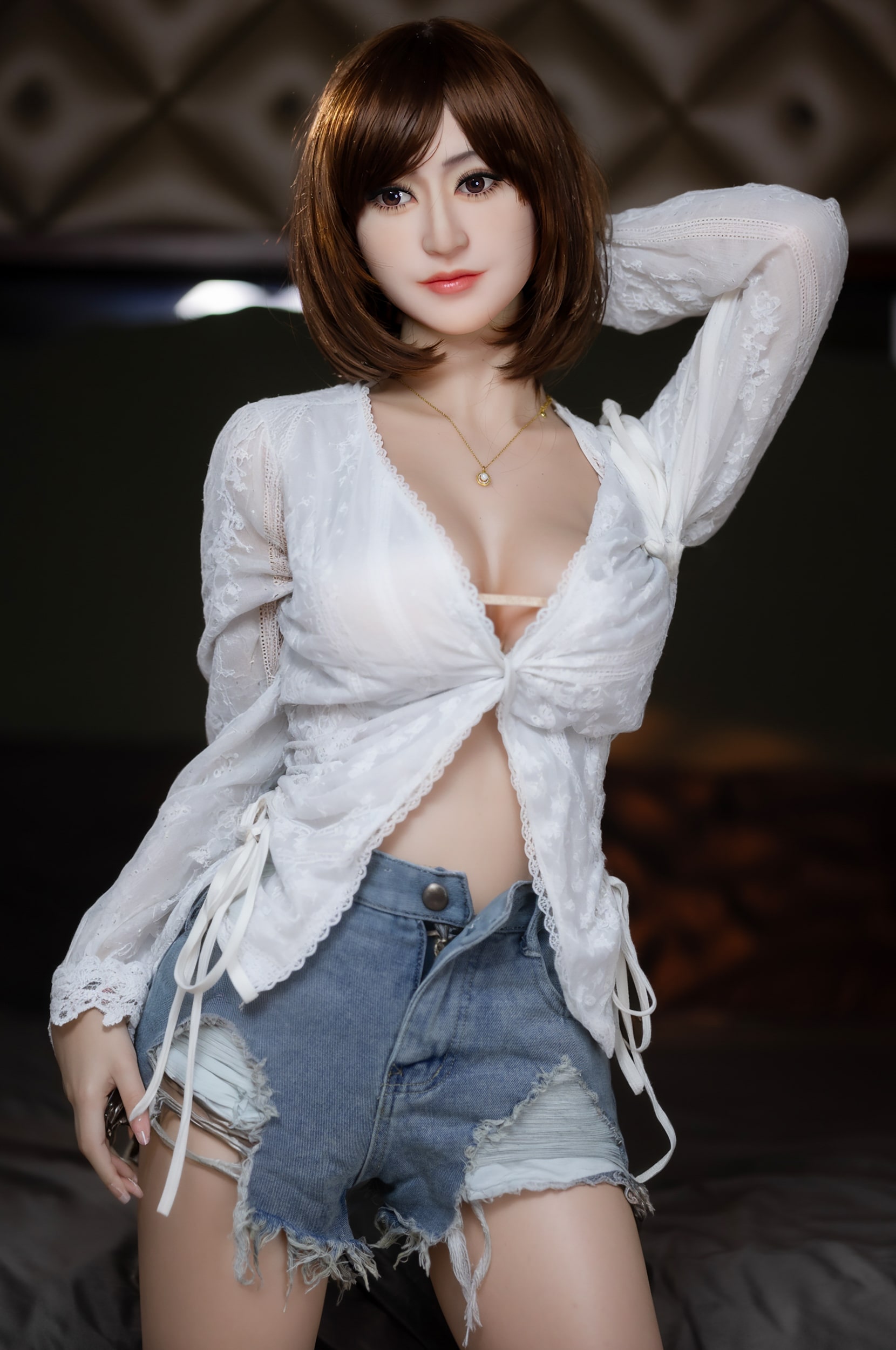 158cm/5ft2 D-Cup TPE Sex Doll, Head #224 - 图片 10