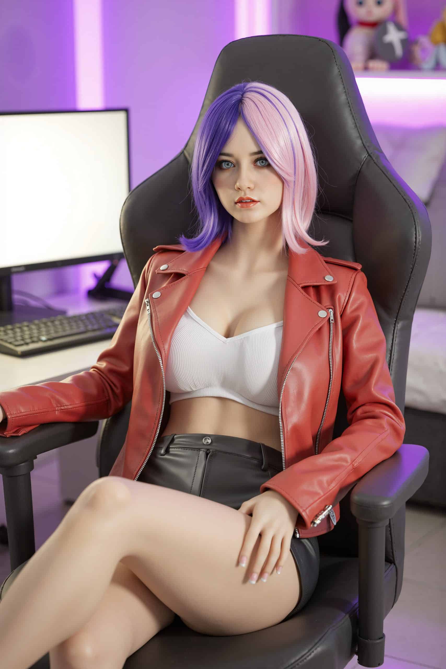 159cm/5ft3 O-Cup Hybrid Sex Doll, Head #AB8 - 图片 11