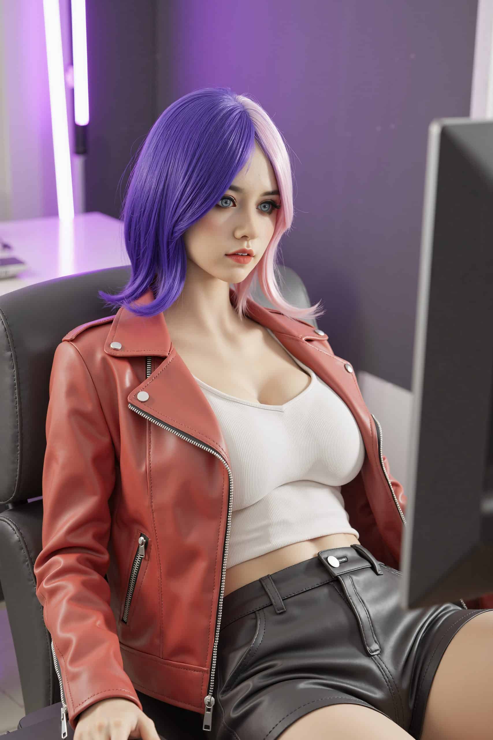 159cm/5ft3 O-Cup Hybrid Sex Doll, Head #AB8 - 图片 7