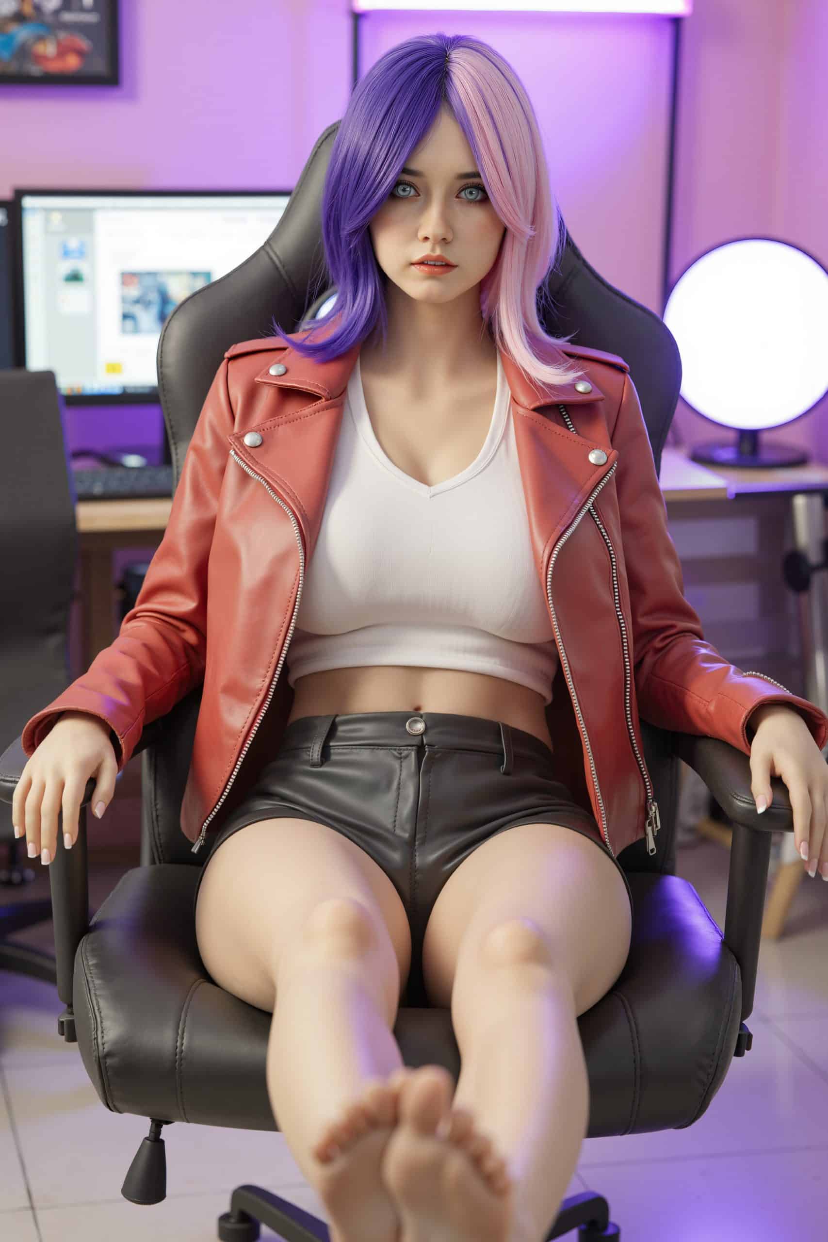 159cm/5ft3 O-Cup Hybrid Sex Doll, Head #AB8 - 图片 9