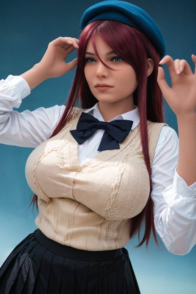 160cm/5ft3 F-Cup TPE Sex Doll, Head #AB13