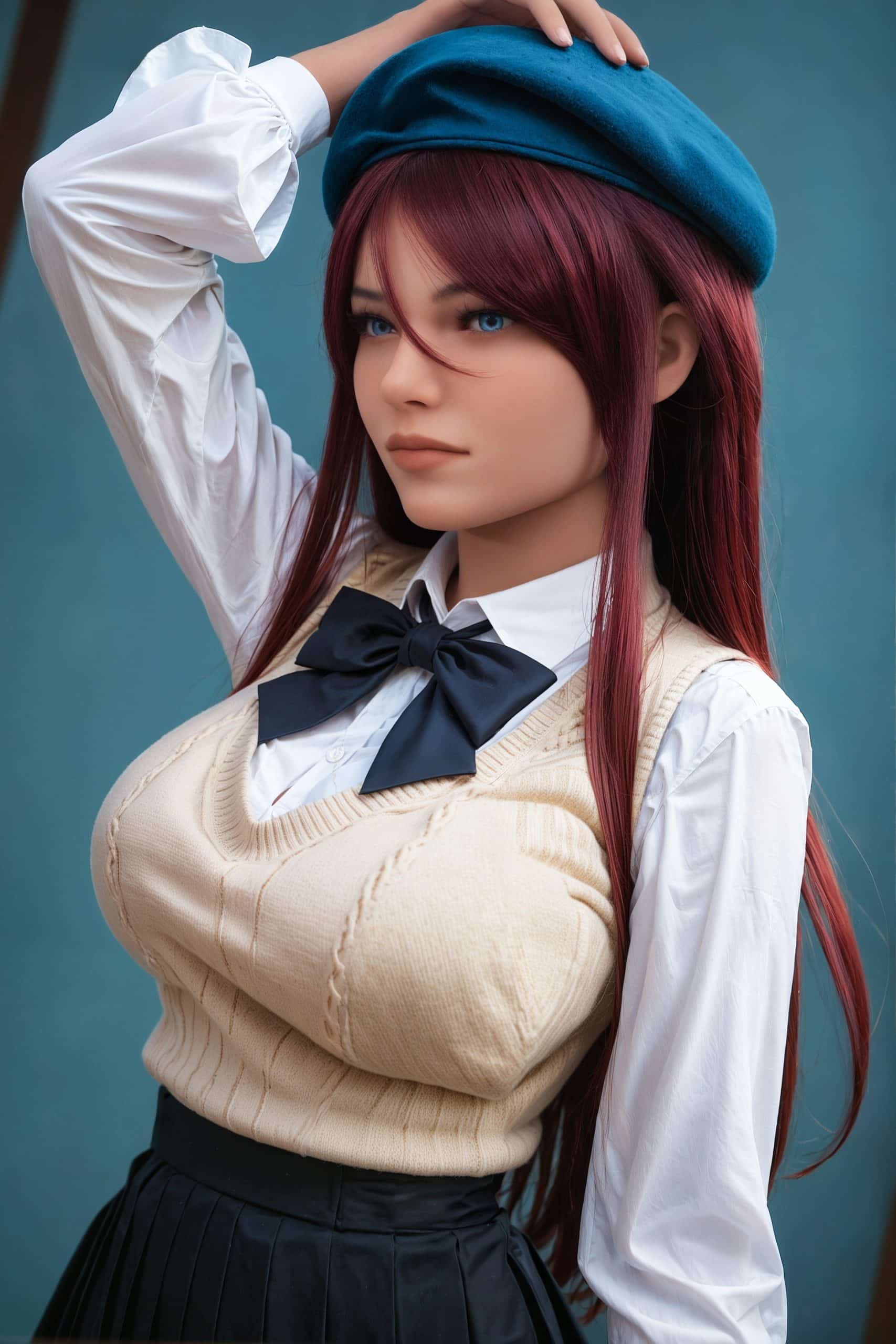 160cm/5ft3 F-Cup TPE Sex Doll, Head #AB13 - 图片 10