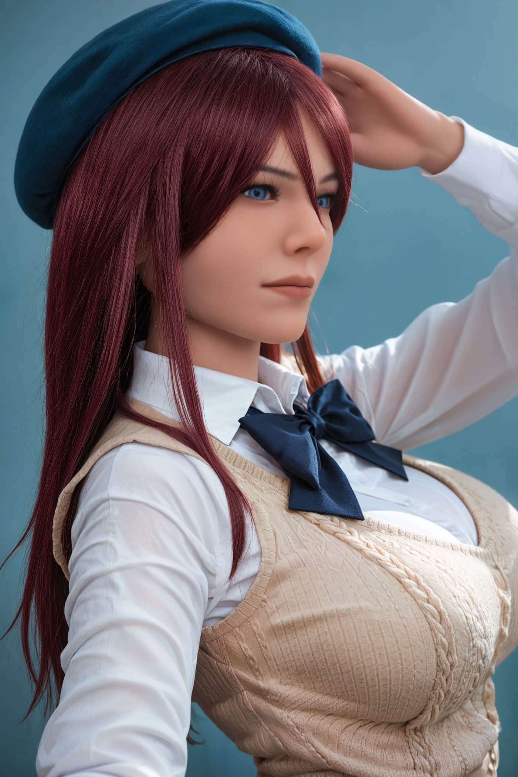 160cm/5ft3 F-Cup TPE Sex Doll, Head #AB13 - 图片 8