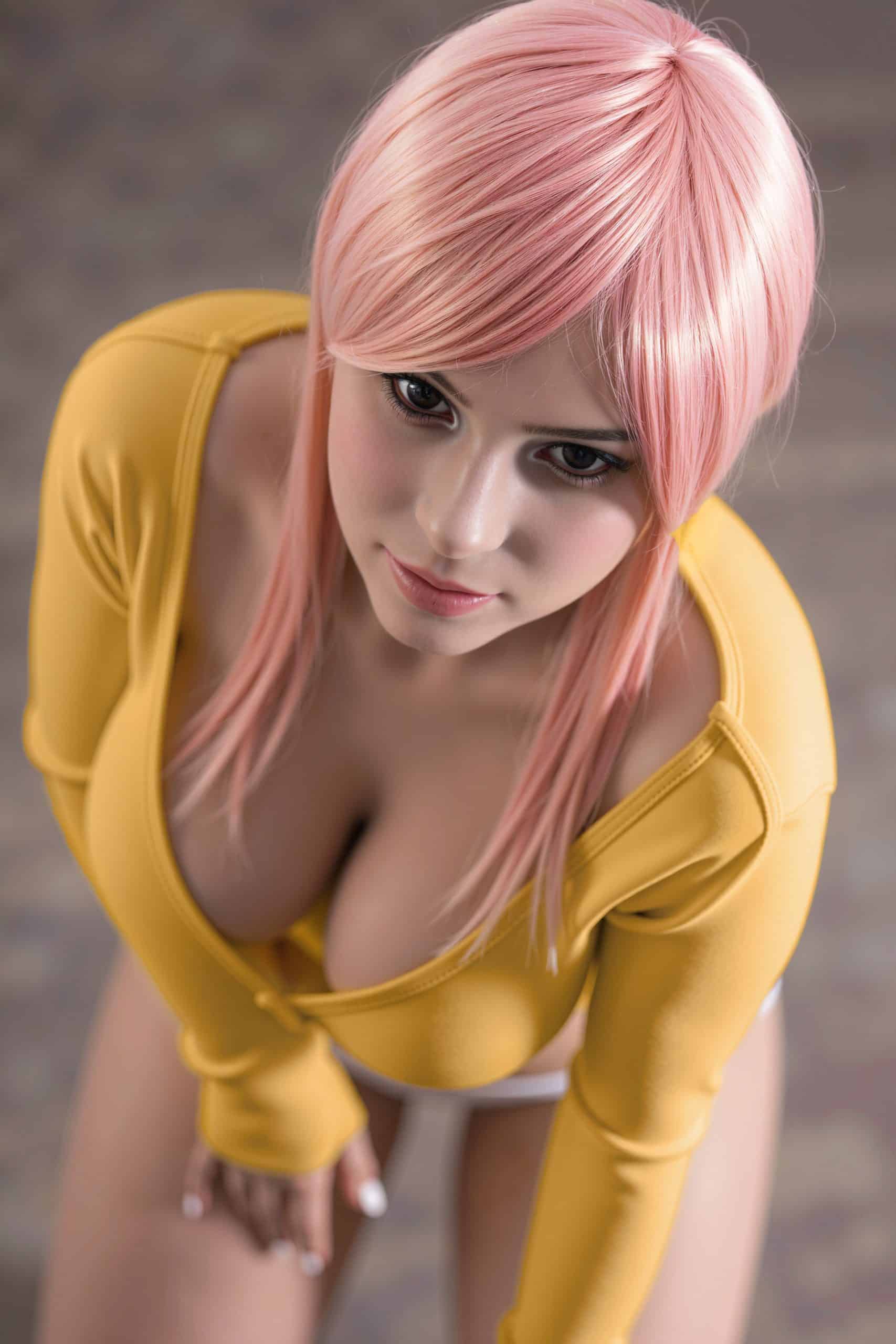 160cm/5ft3 F-Cup TPE Sex Doll, Head #AB24 - 图片 8