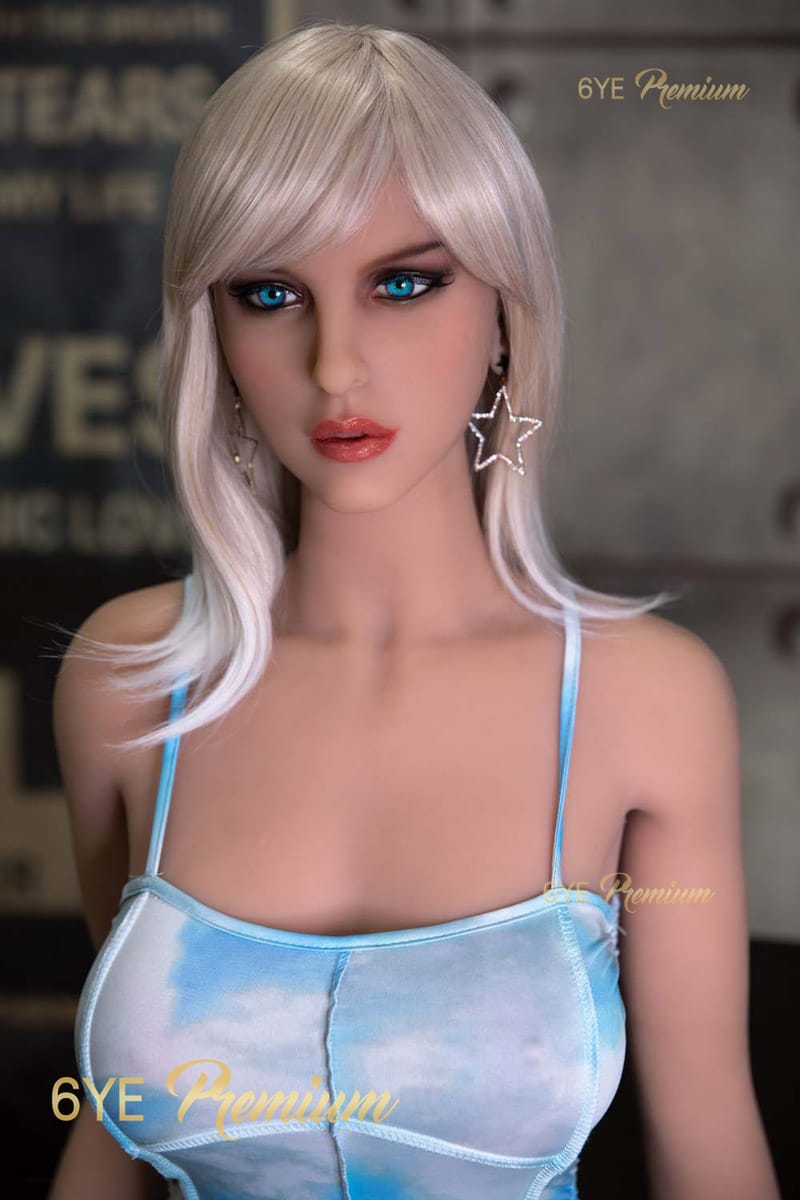163cm/5ft4 F-Cup TPE Sex Doll Selby, Head #N174 - 图片 4