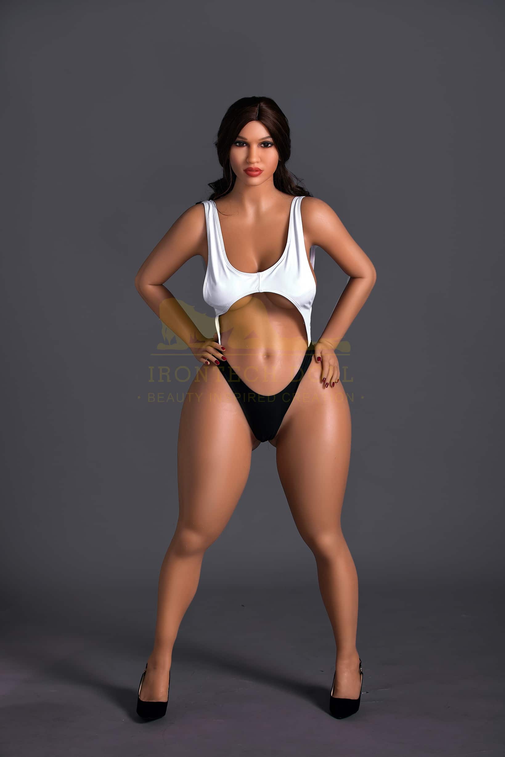156cm/5ft1 E-Cup TPE Sex Doll, Head #Kama - 图片 12