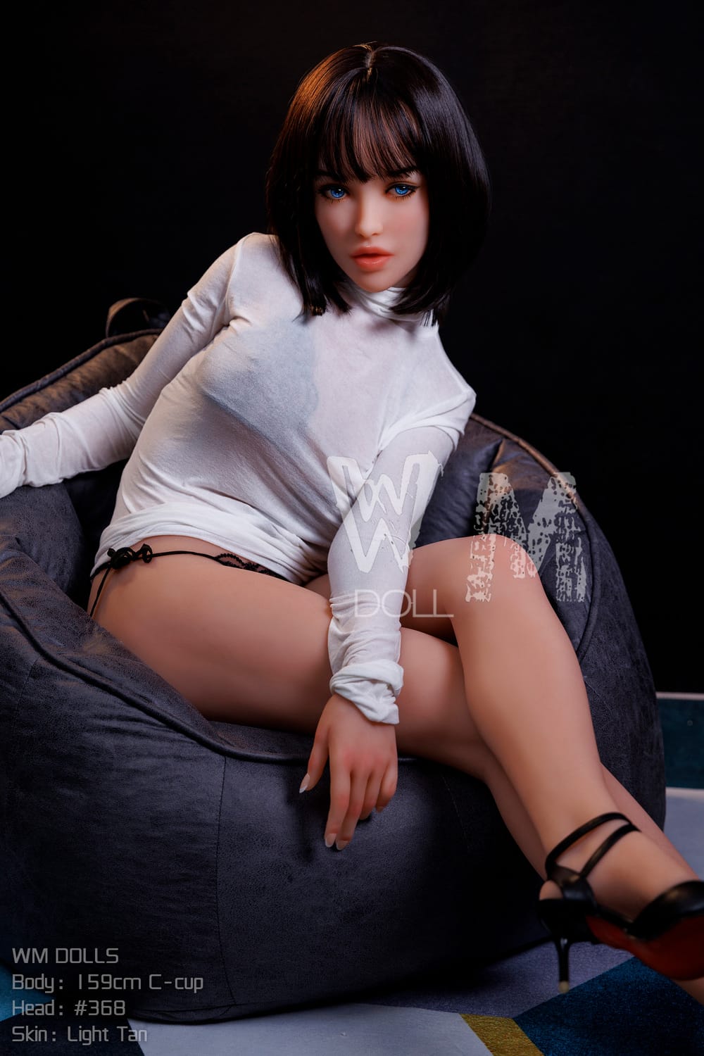 159cm/5ft3 C-Cup S-TPE Sex Doll, Head #368 - Image 3