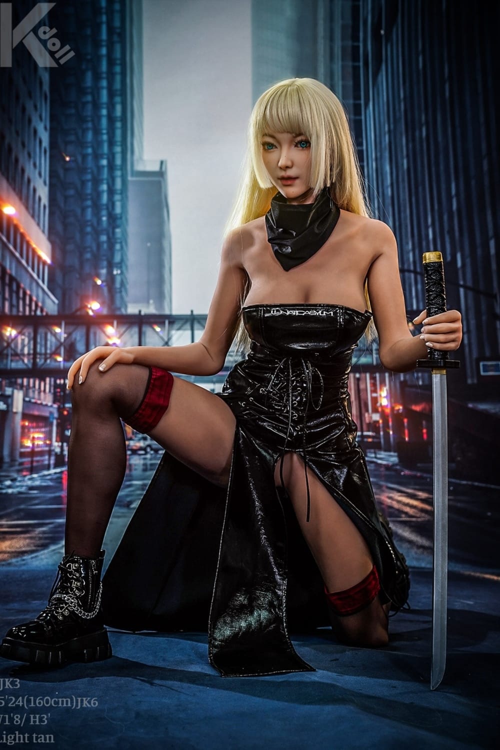 160cm/5ft3 D-Cup TPE Sex Doll, Head #JK3 - Image 11