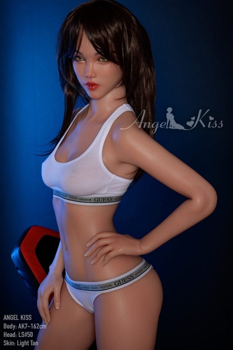 162cm 5ft4 B-Cup Silicone Sex Doll Head #LS50 (1)