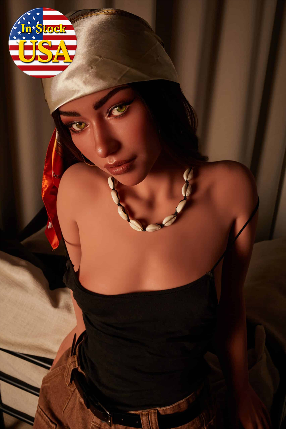 154cm 5ft1 C-Cup Hybrid Sex Doll Head #Tori