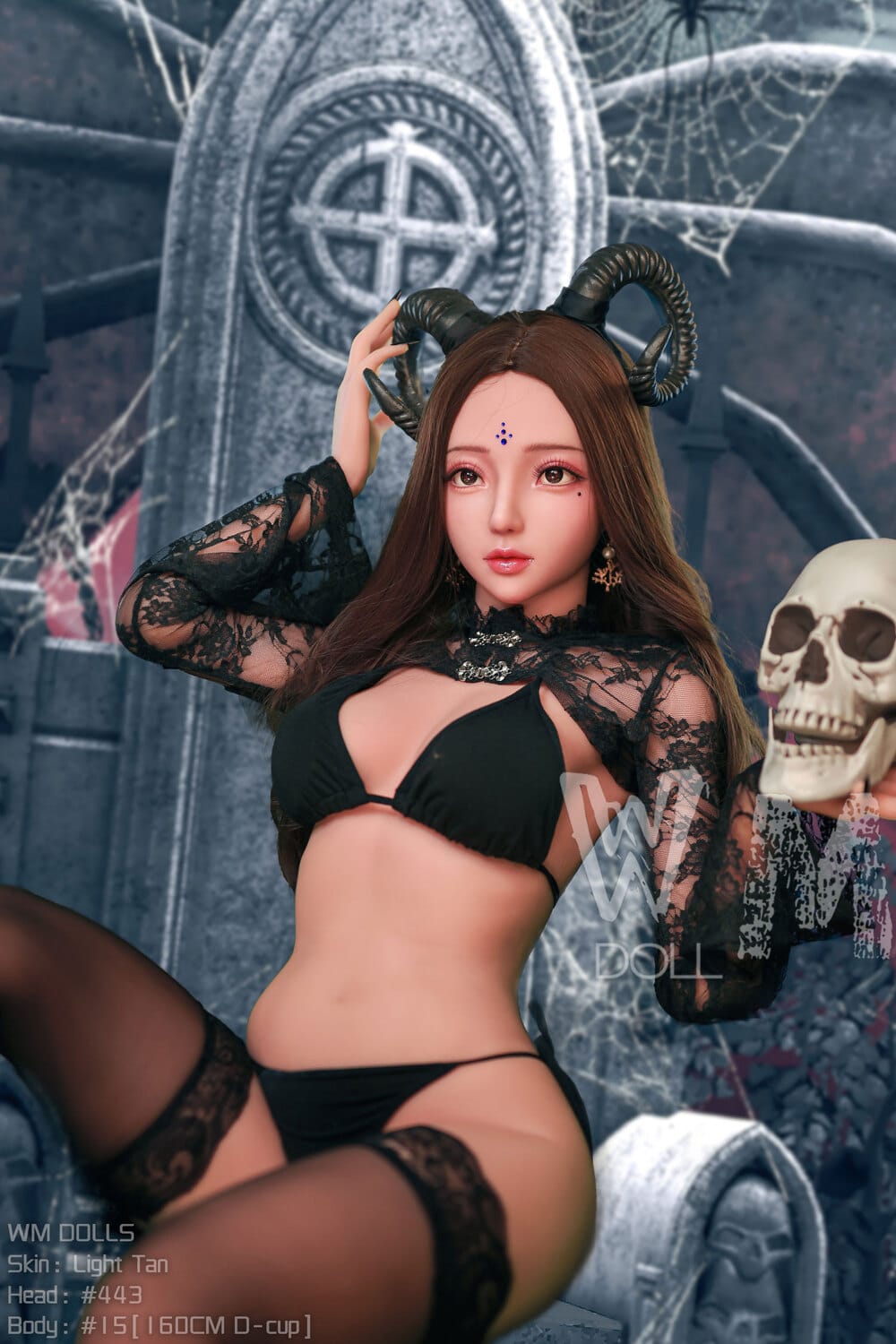 160cm/5ft3 D-Cup S-TPE Sex Doll, Head #443 - Image 12