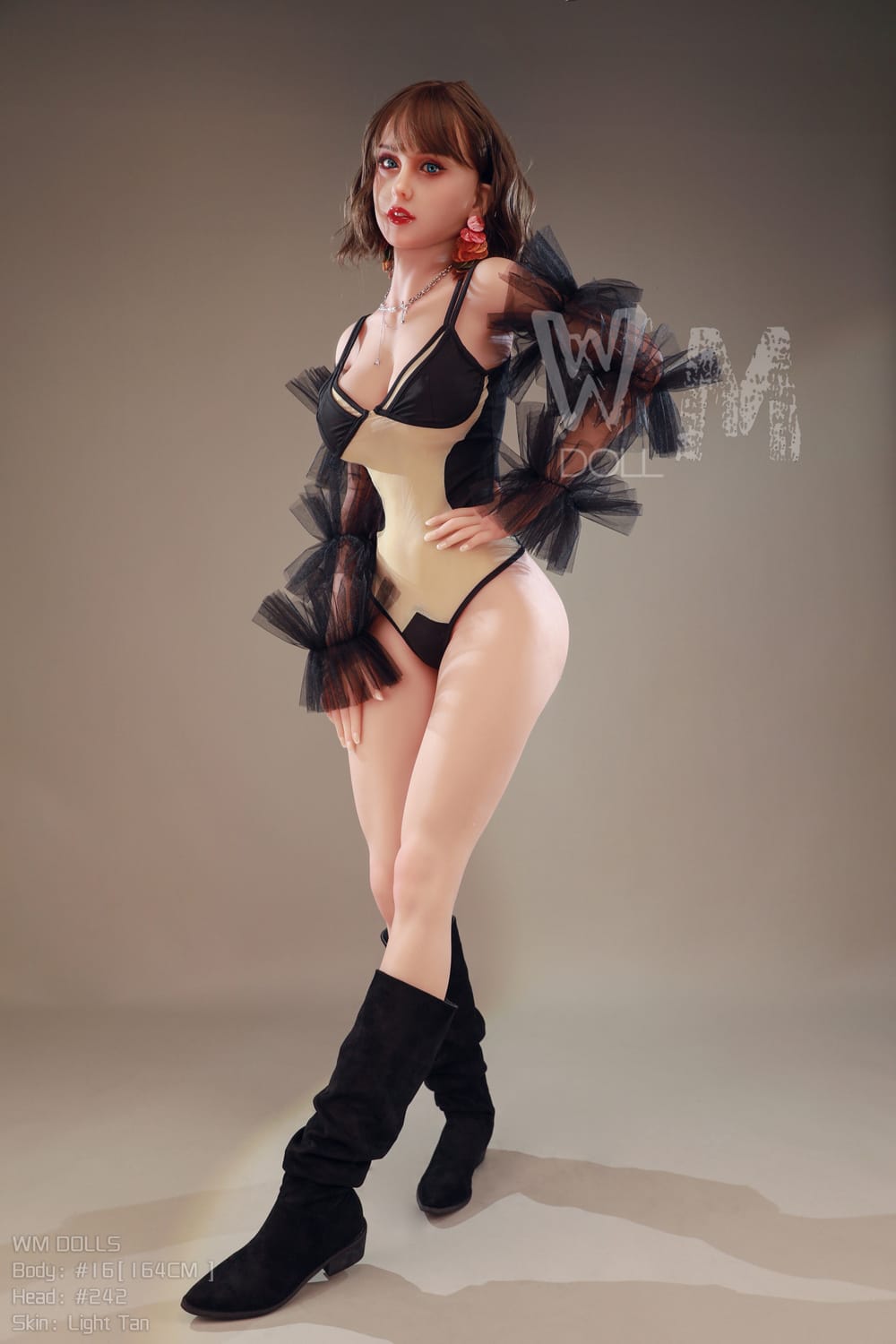 164cm/5ft4 E-Cup S-TPE Sex Doll, Head #242 - Image 3