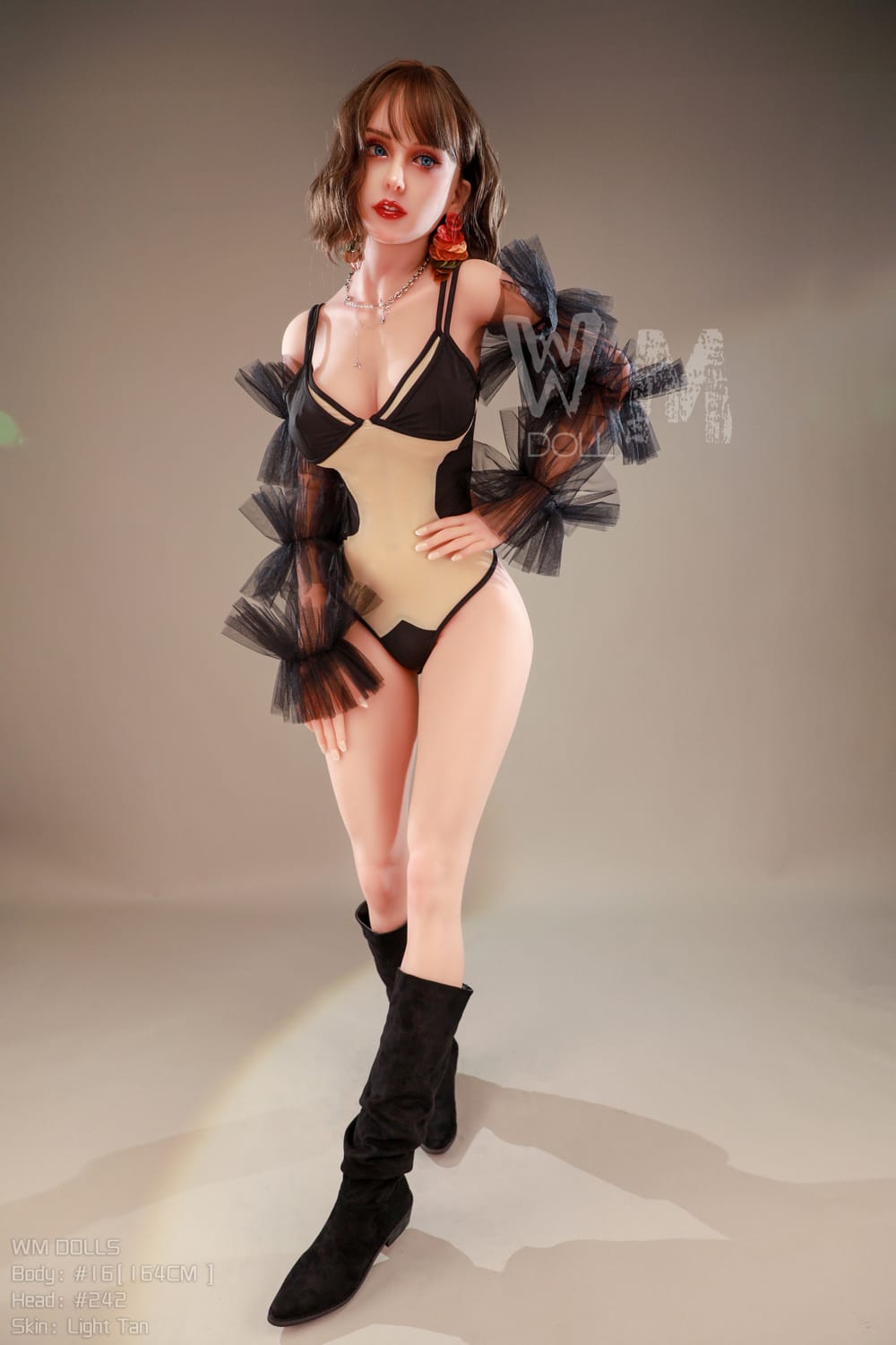164cm/5ft4 E-Cup S-TPE Sex Doll, Head #242 - Image 9