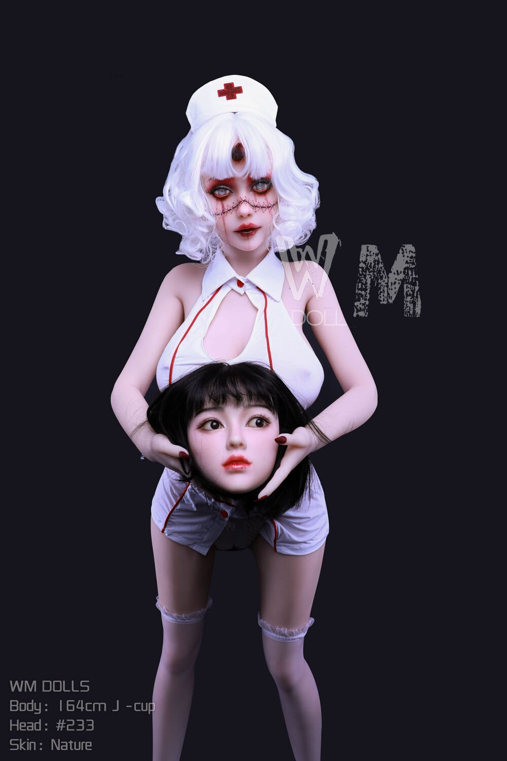 164cm 5ft4 J-Cup S-TPE Sex Doll Head #233 (1)
