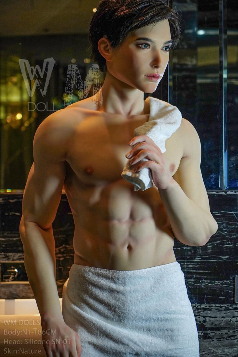 186cm 6ft1 Male Silicone Sex Doll Head #SN-01 (1)
