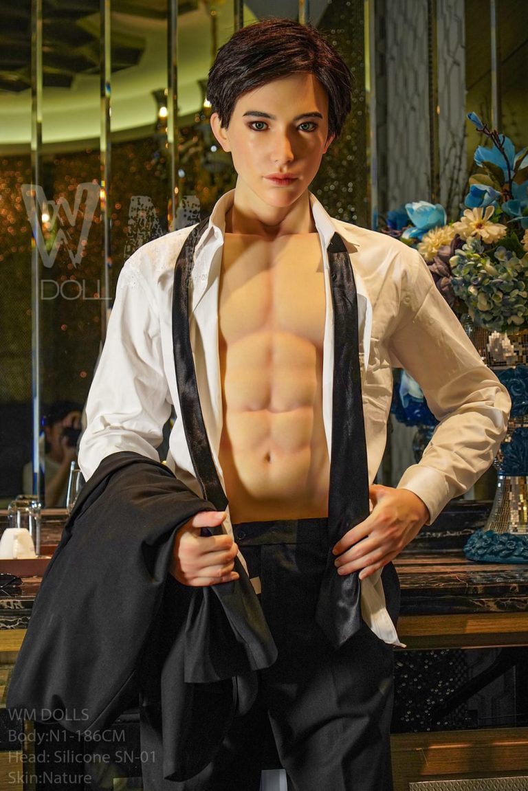 186cm 6ft1 Male Silicone Sex Doll Head #SN-01 (1)