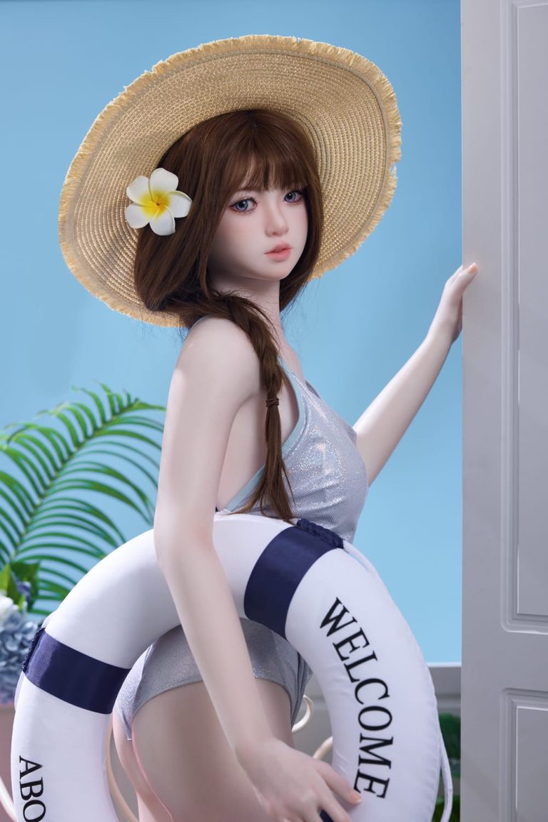 150cm 4ft11 C-Cup Hybrid or Silicone Sex Doll Head #DOM2 (1)