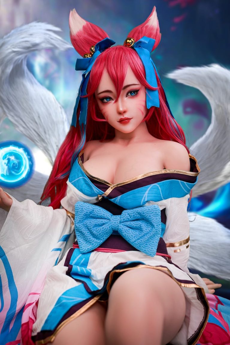 163cm 5ft4 E-Cup Silicone Sex Doll Head #Ahri (1)