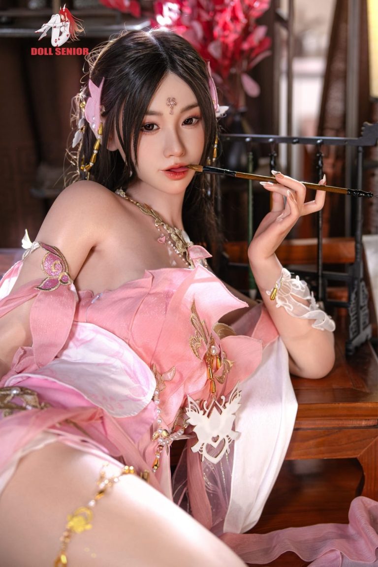165cm 5ft5 B-Cup Real Skin Texture Silicone Sex Doll Head #Wuxue (1)