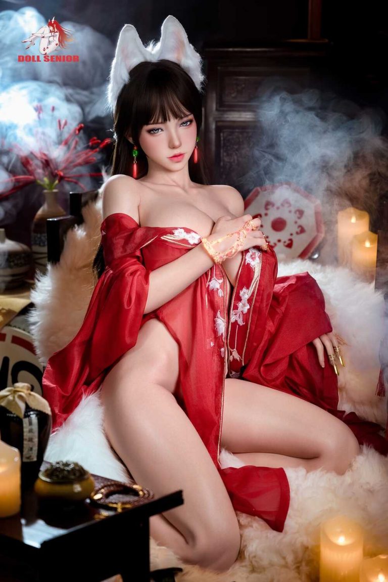 165cm 5ft5 F-Cup Real Skin Texture Silicone Sex Doll Head #Linsha B (1)