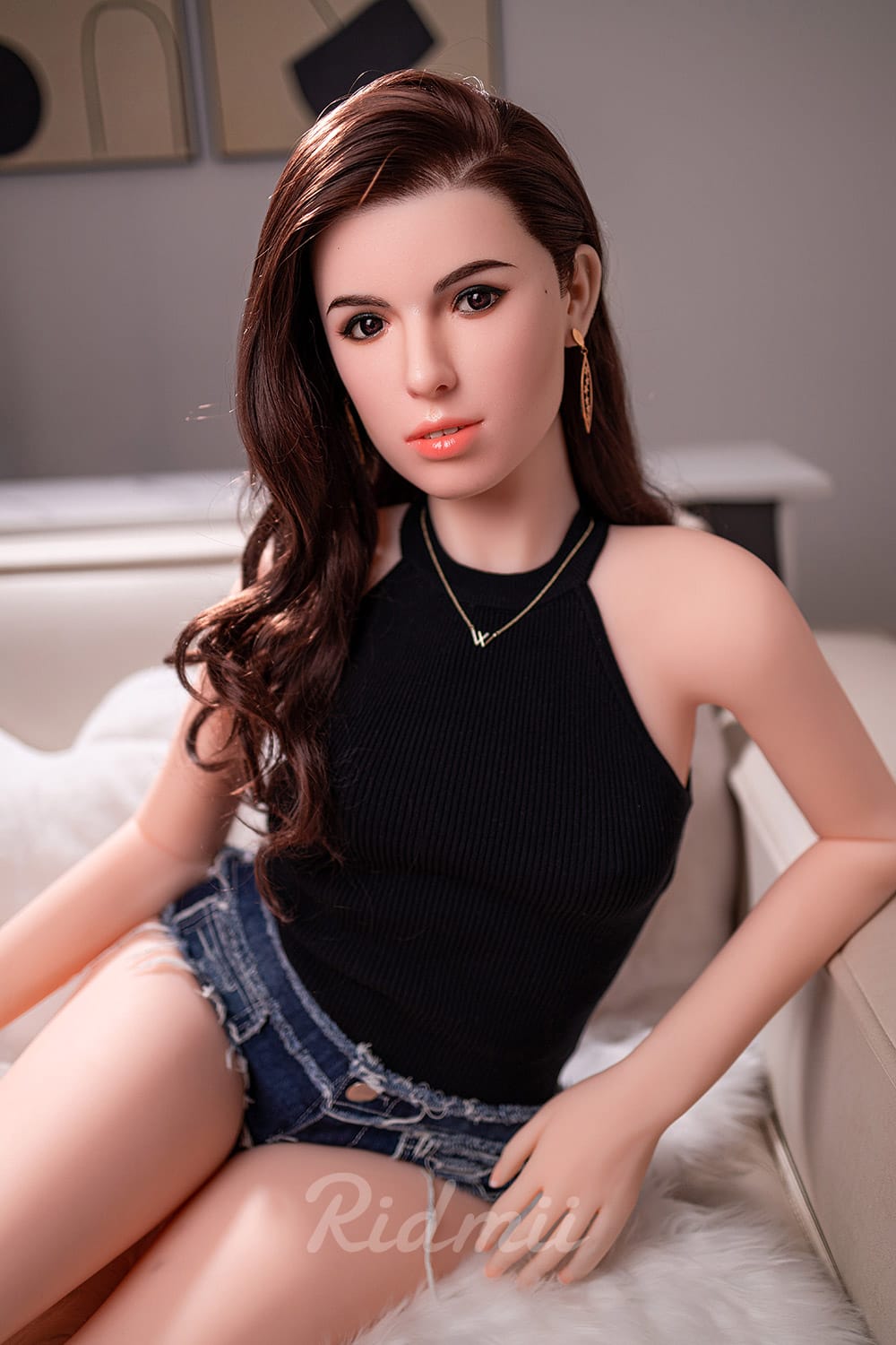159cm/5ft3 A-Cup Hybrid Sex Doll, Head #Dione - Image 4