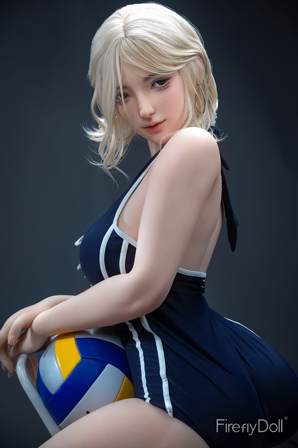 159cm/5ft3 E-Cup Hybrid Sex Doll Linglong, Head #C012 (ROS) - Image 6