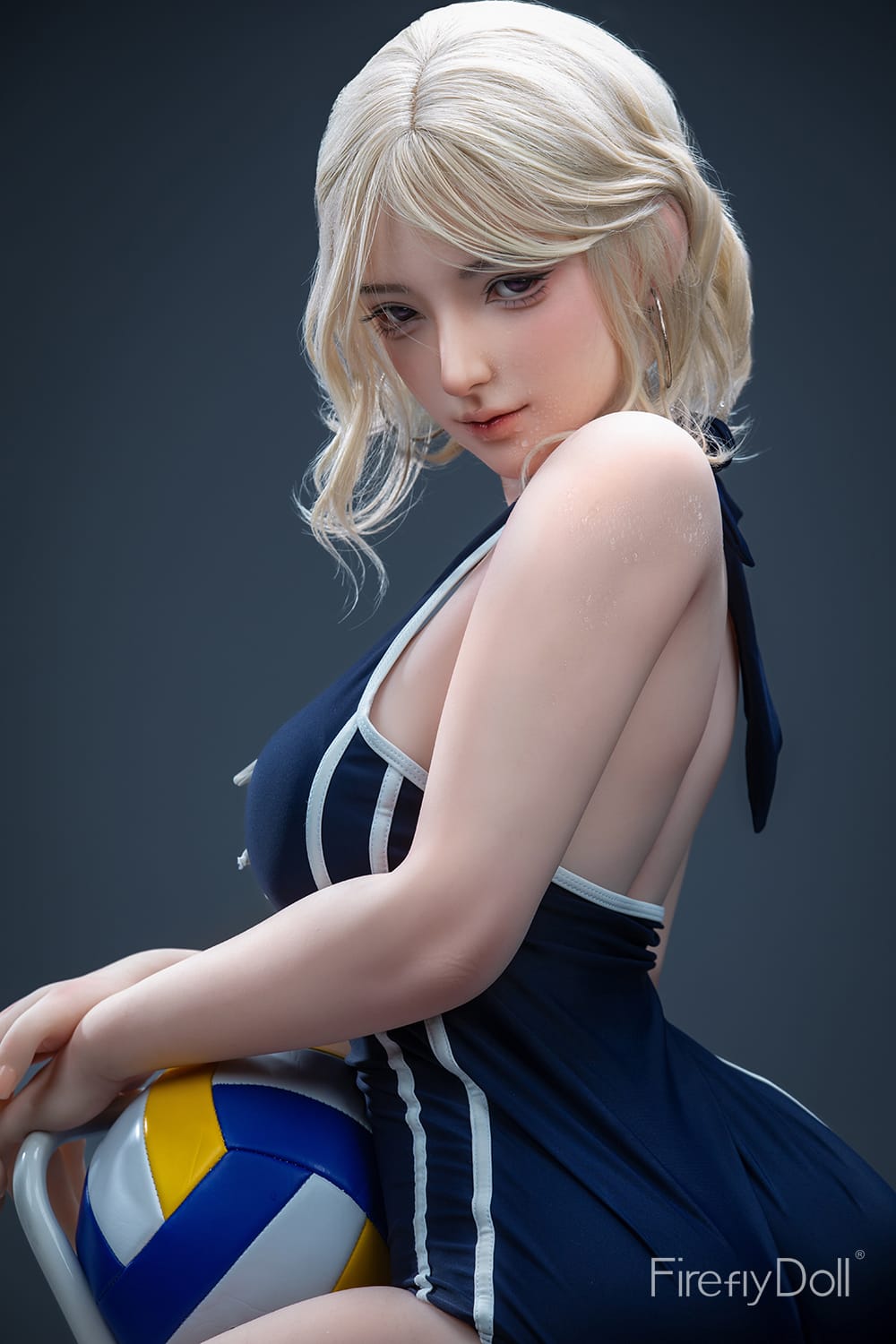 159cm/5ft3 E-Cup Hybrid Sex Doll Linglong, Head #C012 (ROS) - Image 9