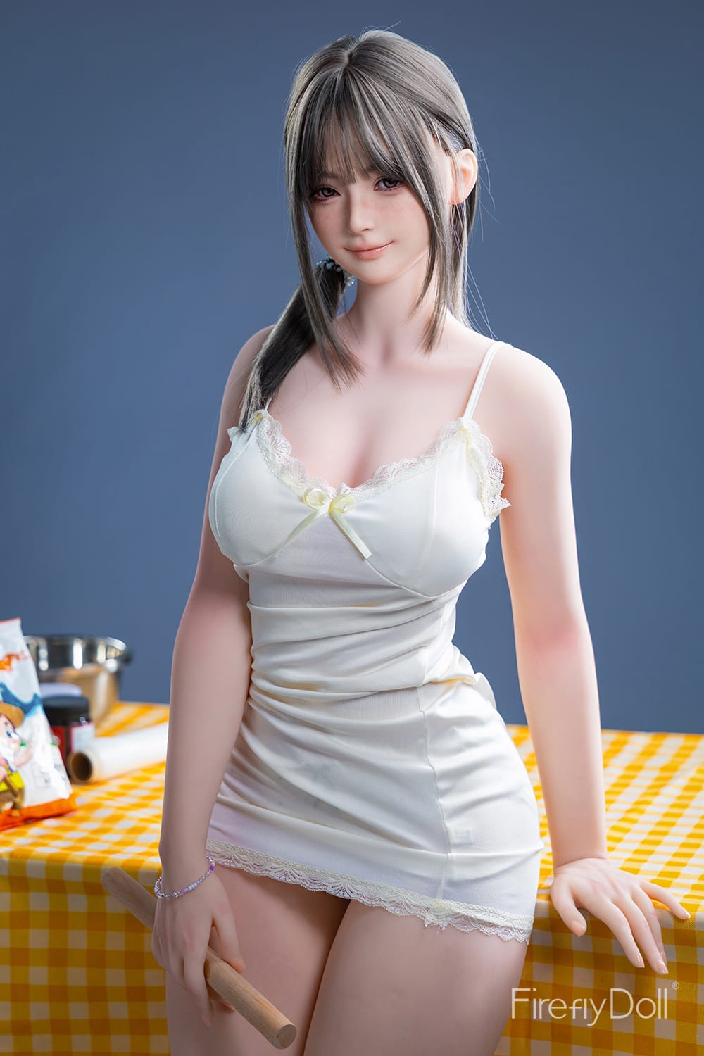 159cm/5ft3 E-Cup Hybrid Sex Doll Qiandao, Head #C013 (ROS) - Image 4
